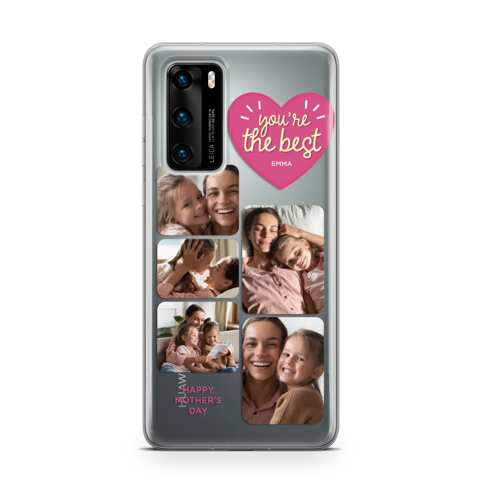 Mothers Day Multi Photo Strip Huawei P40 Phone Case