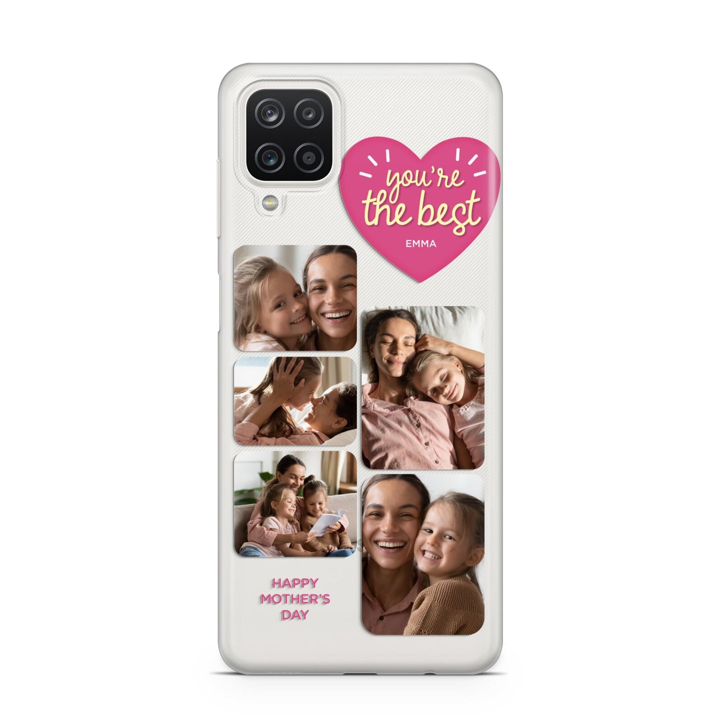 Mothers Day Multi Photo Strip Samsung A12 Case