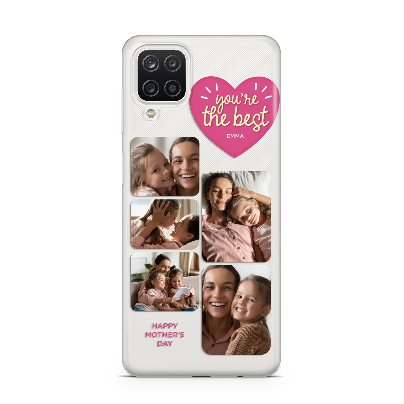 Mothers Day Multi Photo Strip Samsung A12 Case