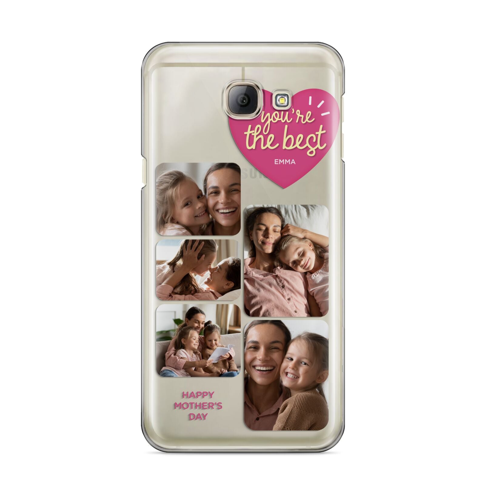 Mothers Day Multi Photo Strip Samsung Galaxy A8 2016 Case