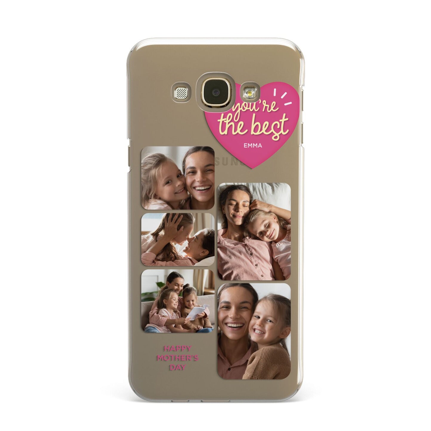 Mothers Day Multi Photo Strip Samsung Galaxy A8 Case