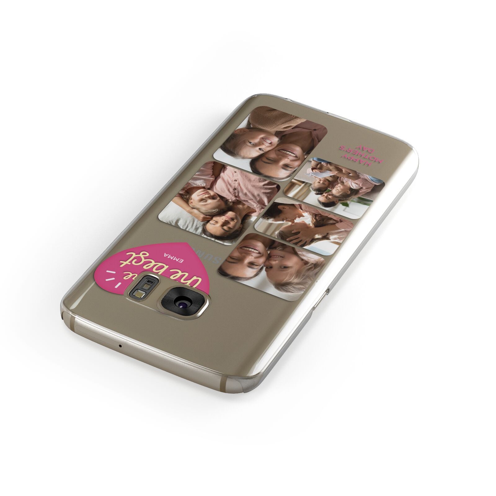 Mothers Day Multi Photo Strip Samsung Galaxy Case Front Close Up