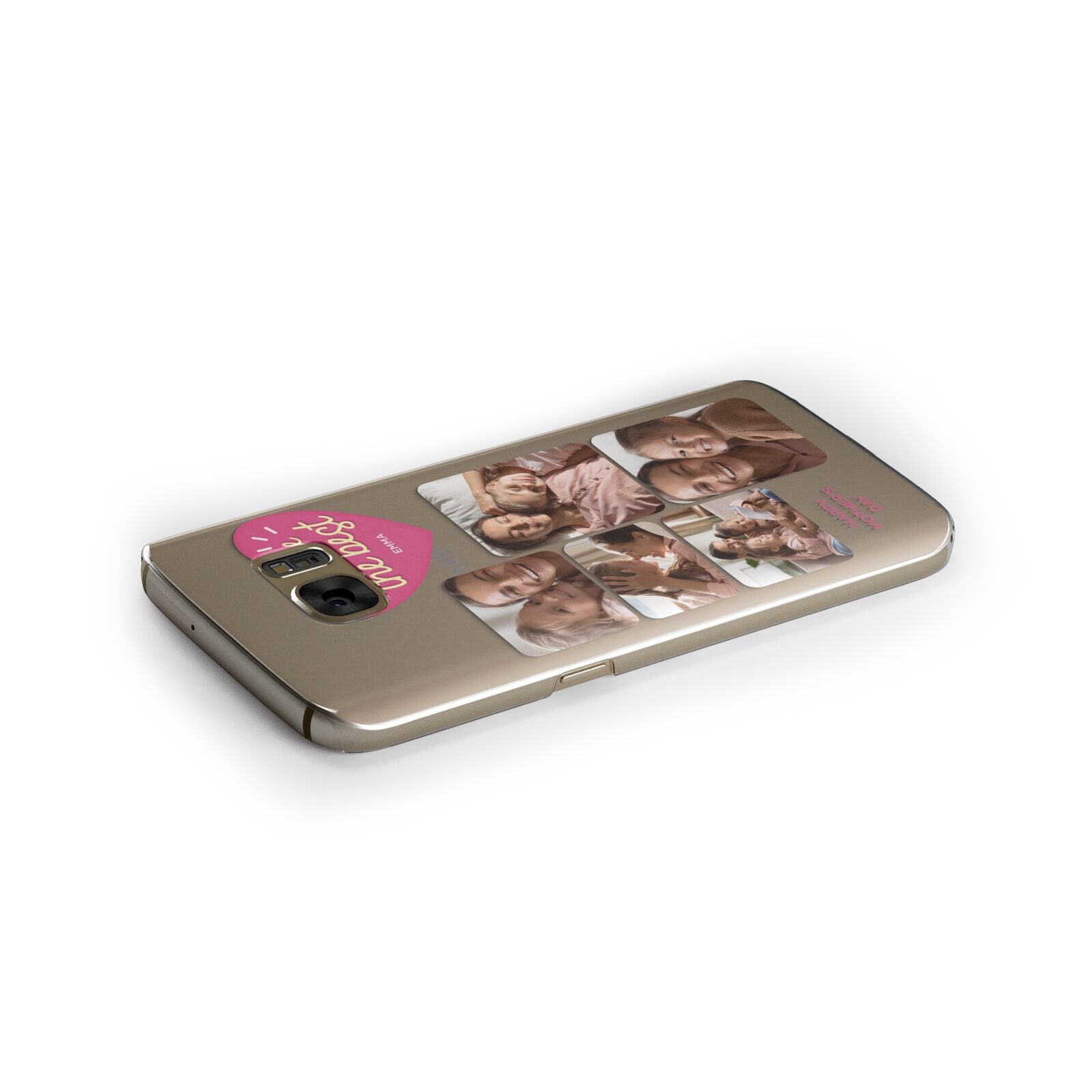 Mothers Day Multi Photo Strip Samsung Galaxy Case Side Close Up