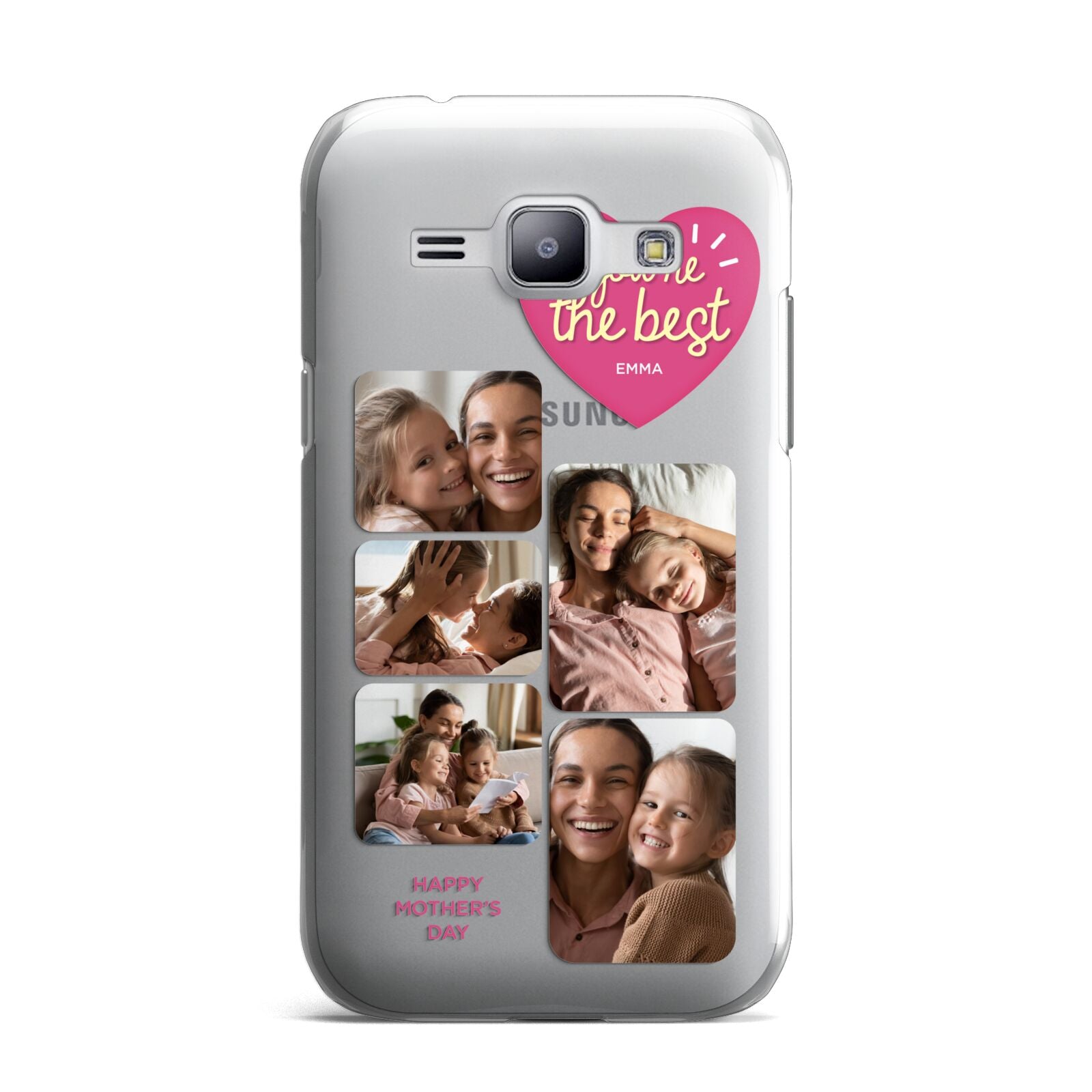 Mothers Day Multi Photo Strip Samsung Galaxy J1 2015 Case