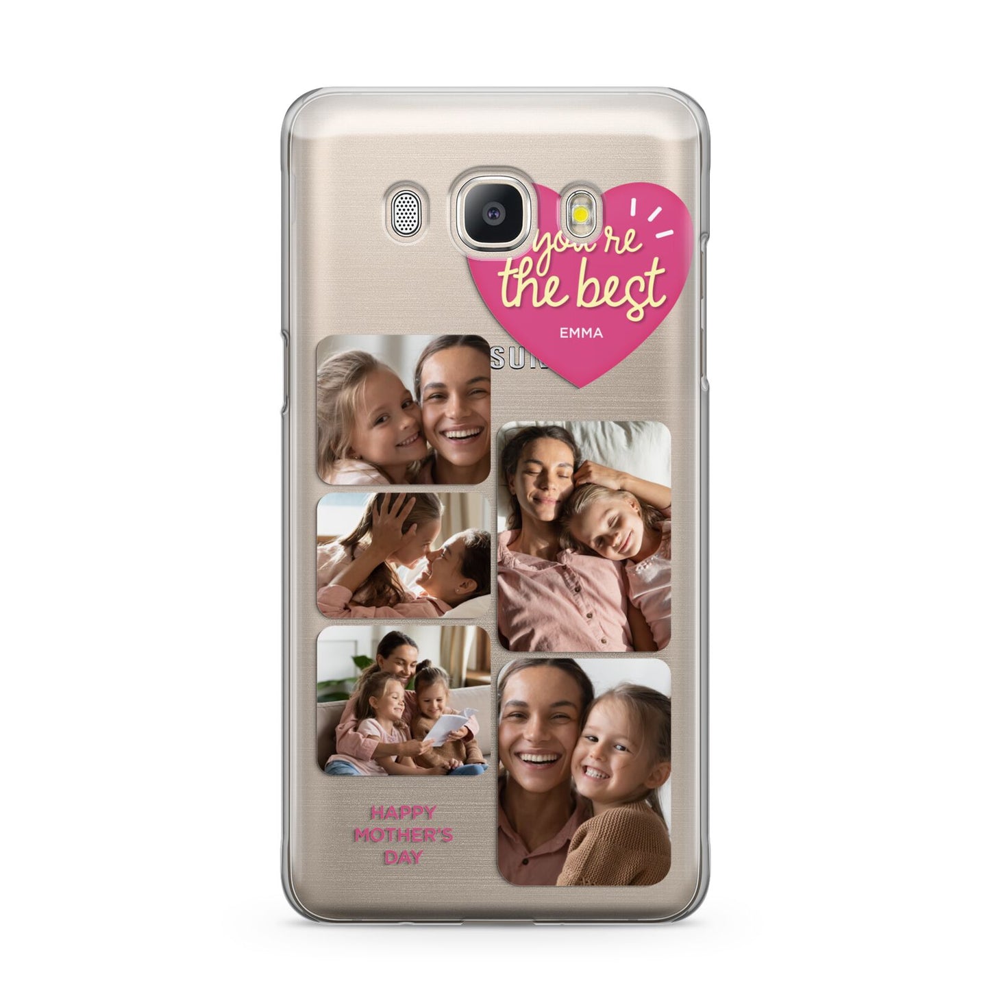 Mothers Day Multi Photo Strip Samsung Galaxy J5 2016 Case