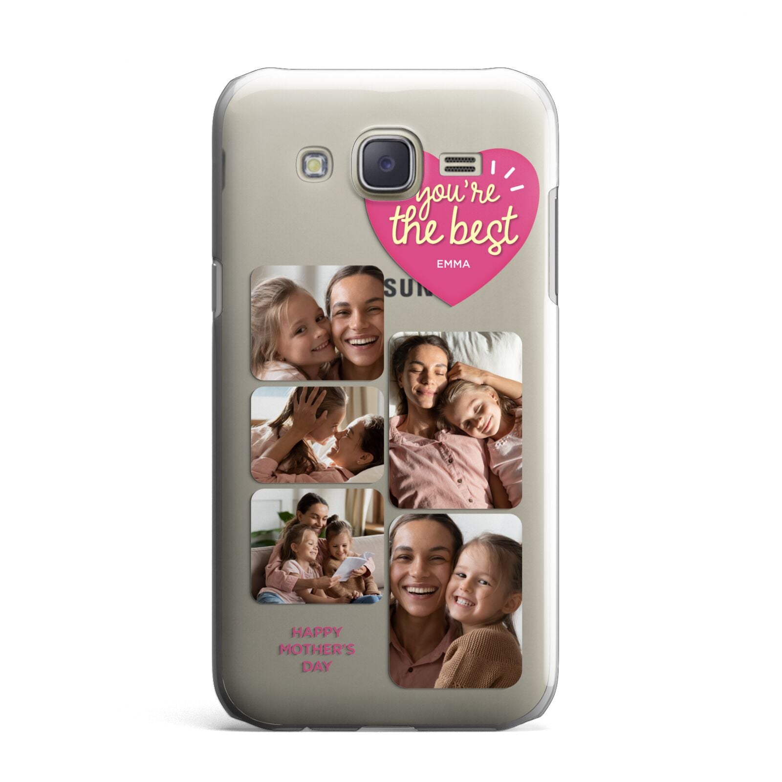 Mothers Day Multi Photo Strip Samsung Galaxy J7 Case