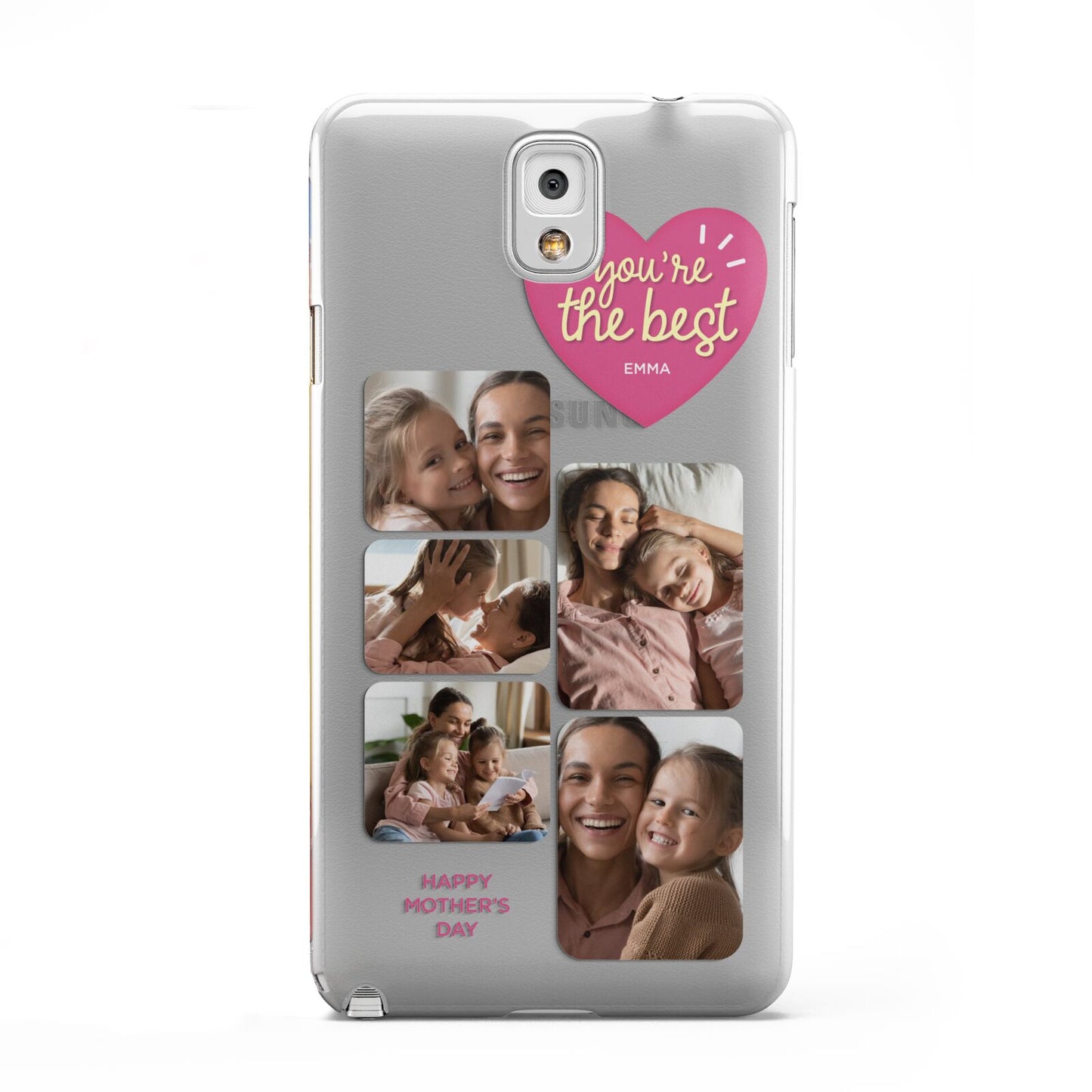 Mothers Day Multi Photo Strip Samsung Galaxy Note 3 Case