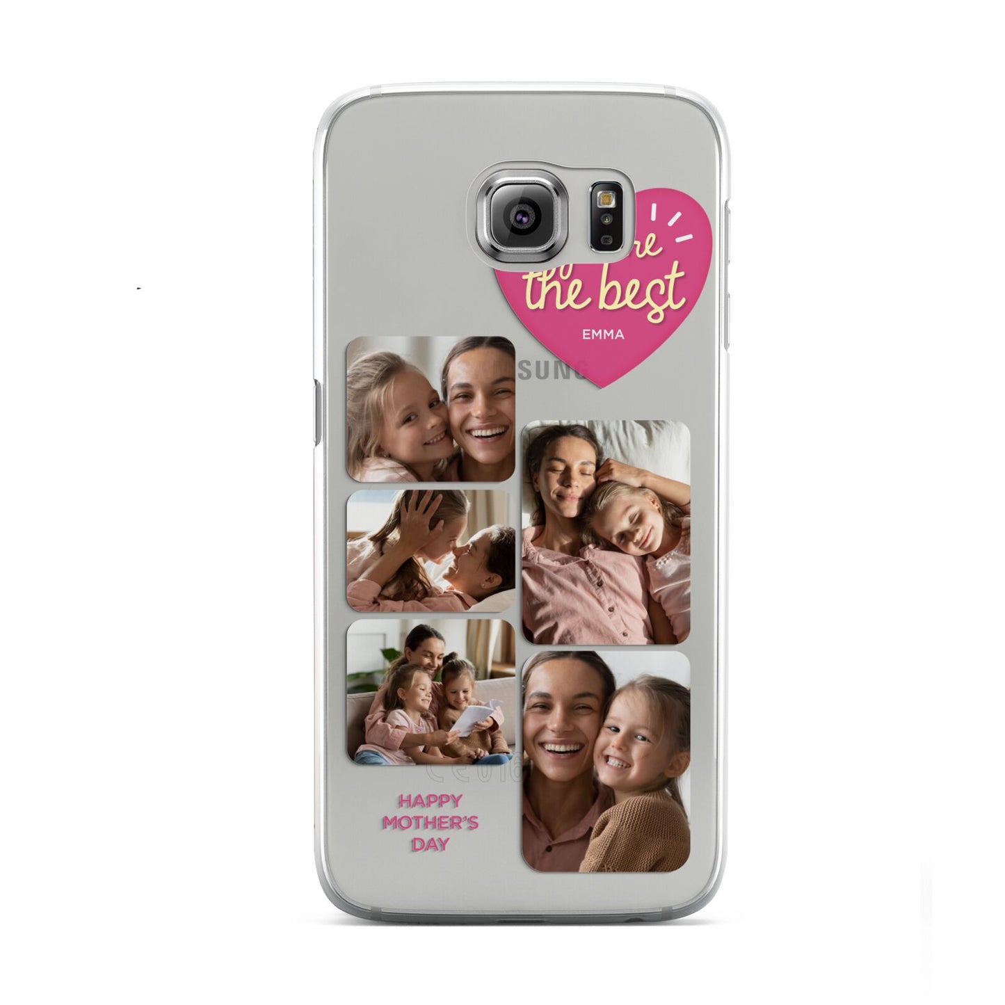 Mothers Day Multi Photo Strip Samsung Galaxy S6 Case