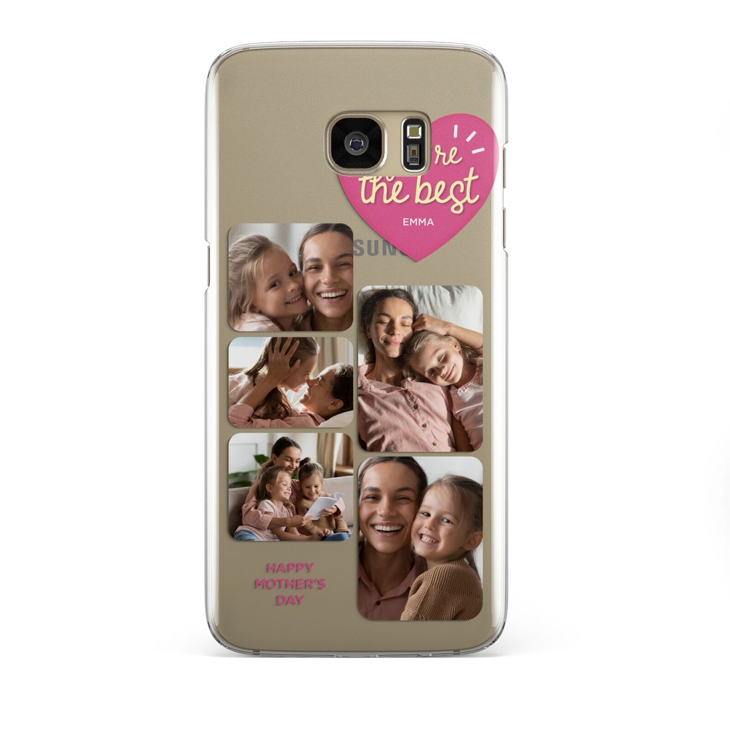 Mothers Day Multi Photo Strip Samsung Galaxy S7 Edge Case