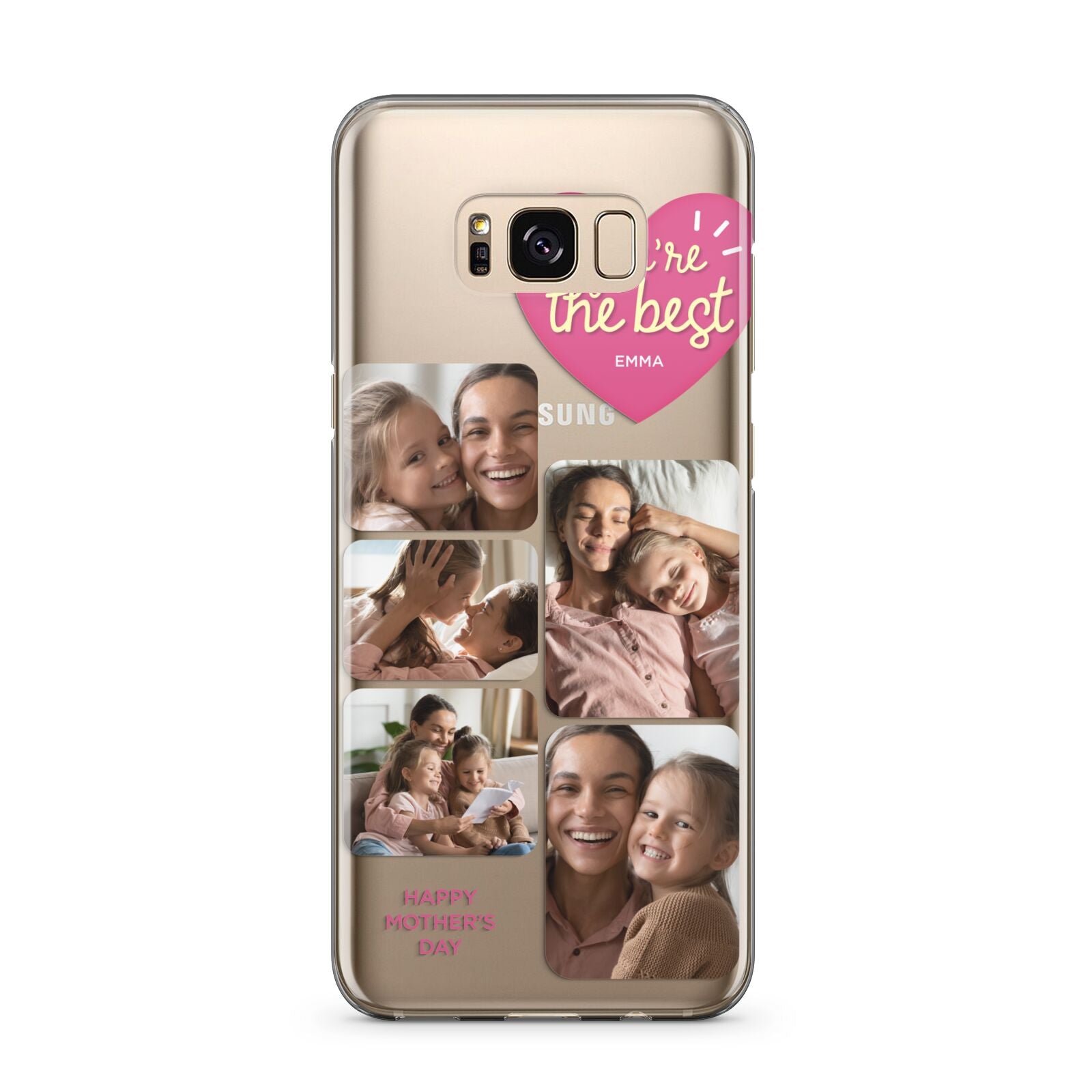 Mothers Day Multi Photo Strip Samsung Galaxy S8 Plus Case