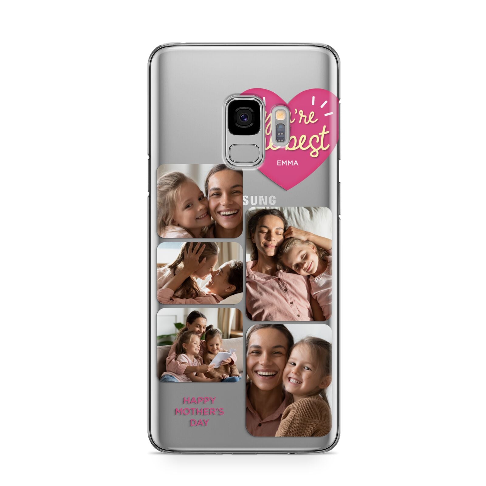 Mothers Day Multi Photo Strip Samsung Galaxy S9 Case