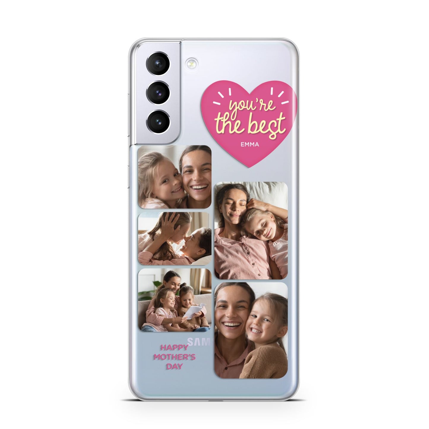 Mothers Day Multi Photo Strip Samsung S21 Plus Case