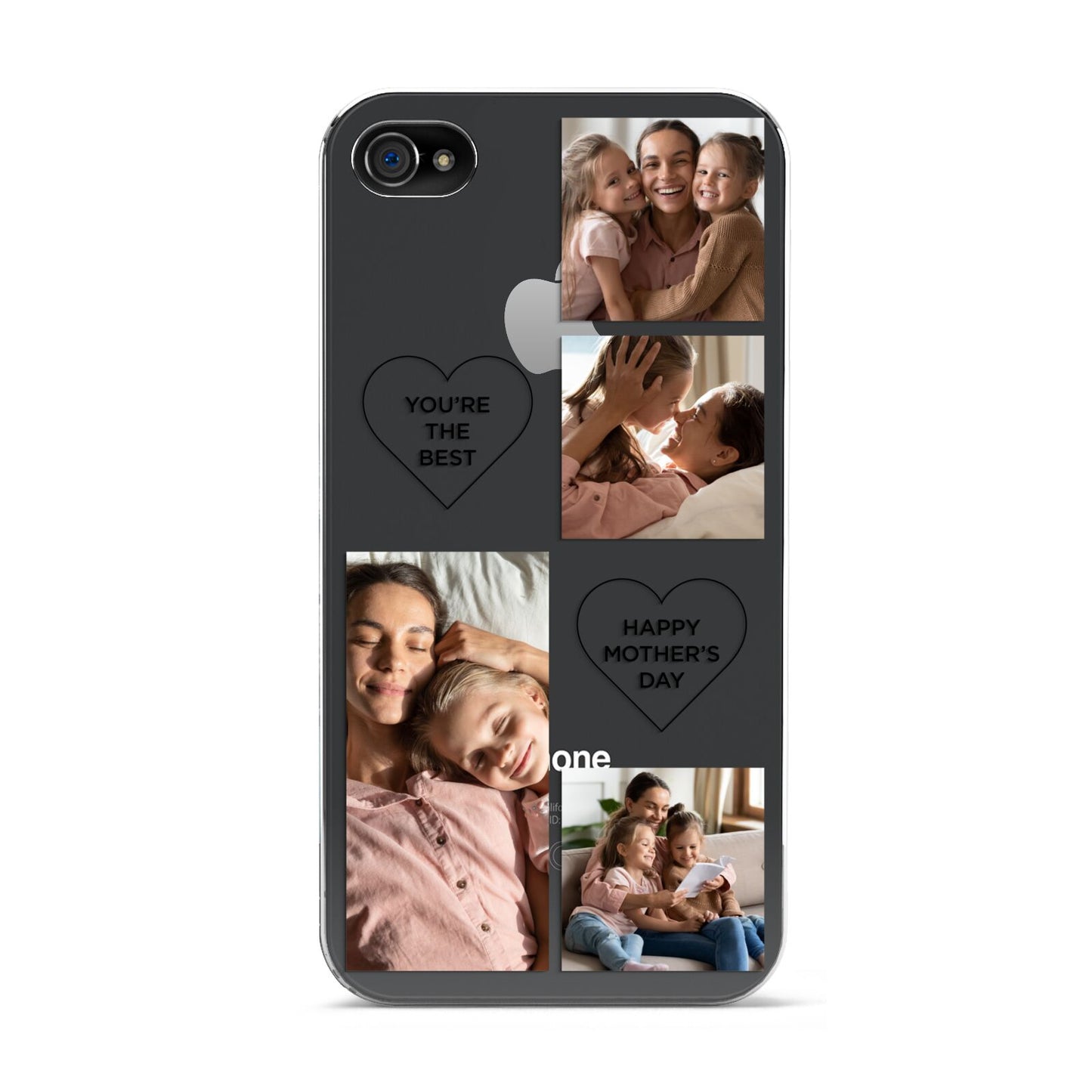 Mothers Day Multi Photo Tiles Apple iPhone 4s Case