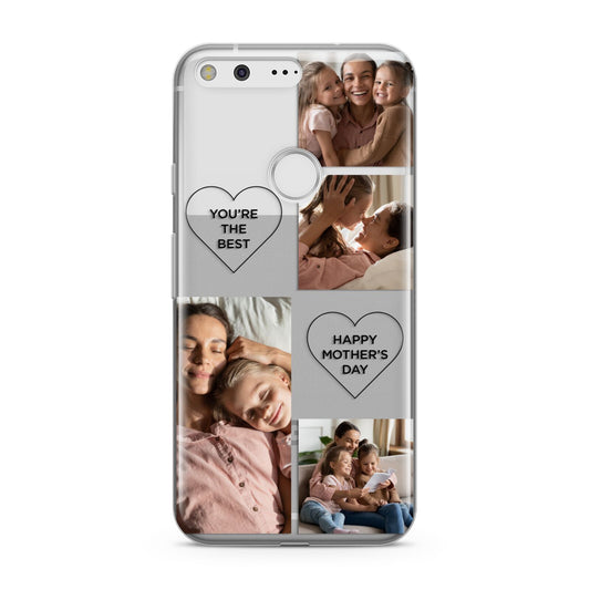 Mothers Day Multi Photo Tiles Google Pixel Case