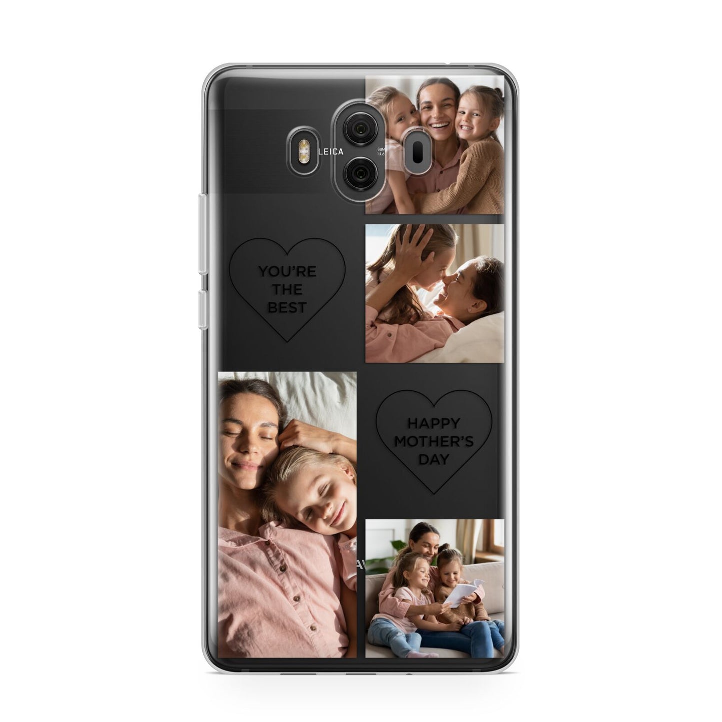 Mothers Day Multi Photo Tiles Huawei Mate 10 Protective Phone Case