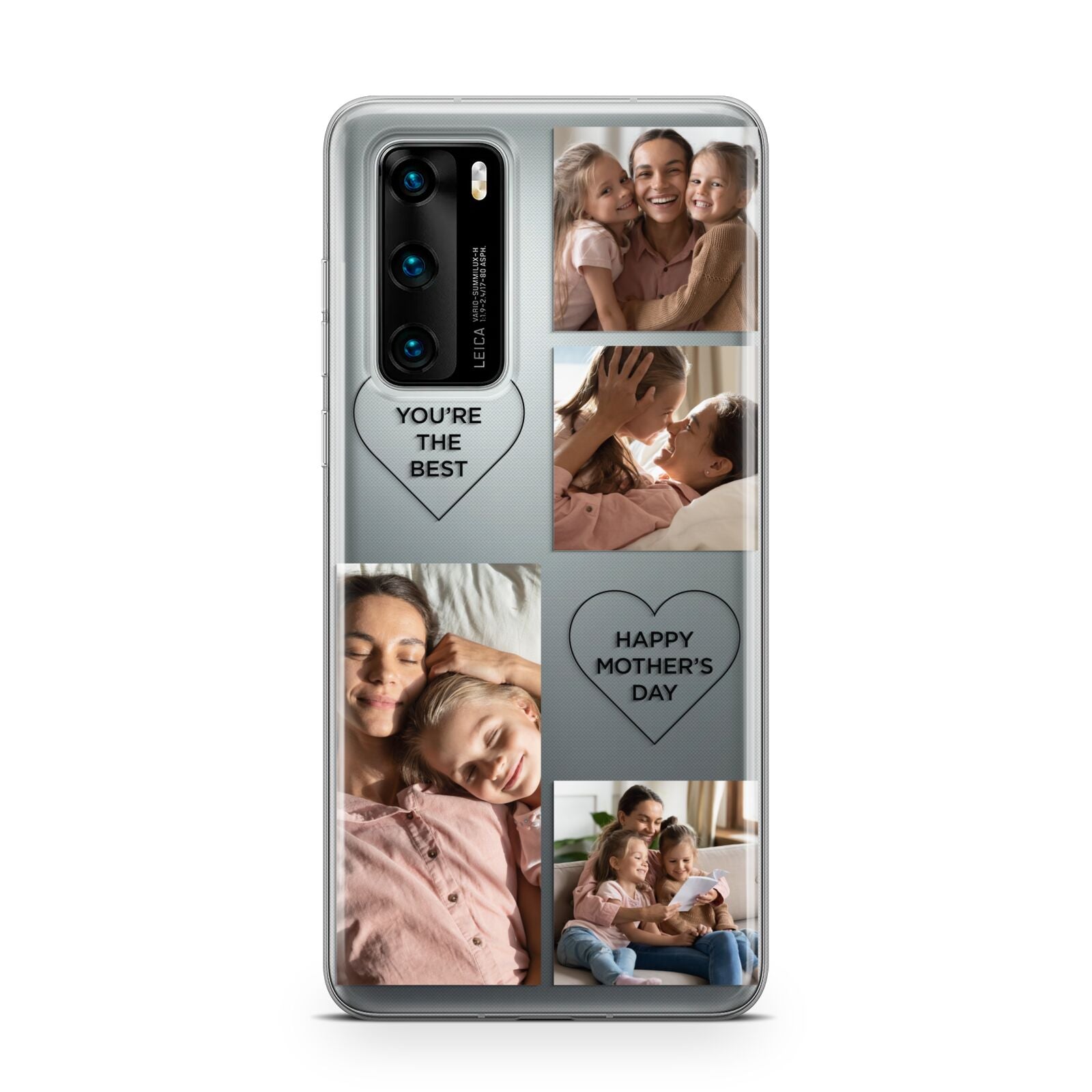 Mothers Day Multi Photo Tiles Huawei P40 Phone Case