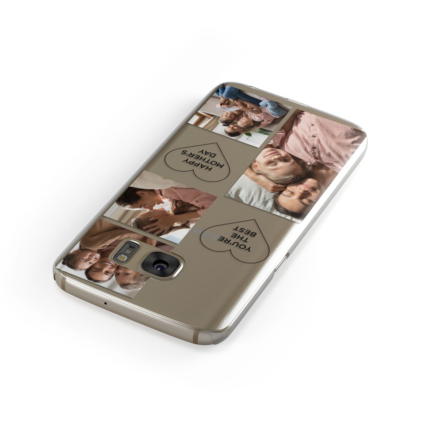 Mothers Day Multi Photo Tiles Samsung Galaxy Case Front Close Up