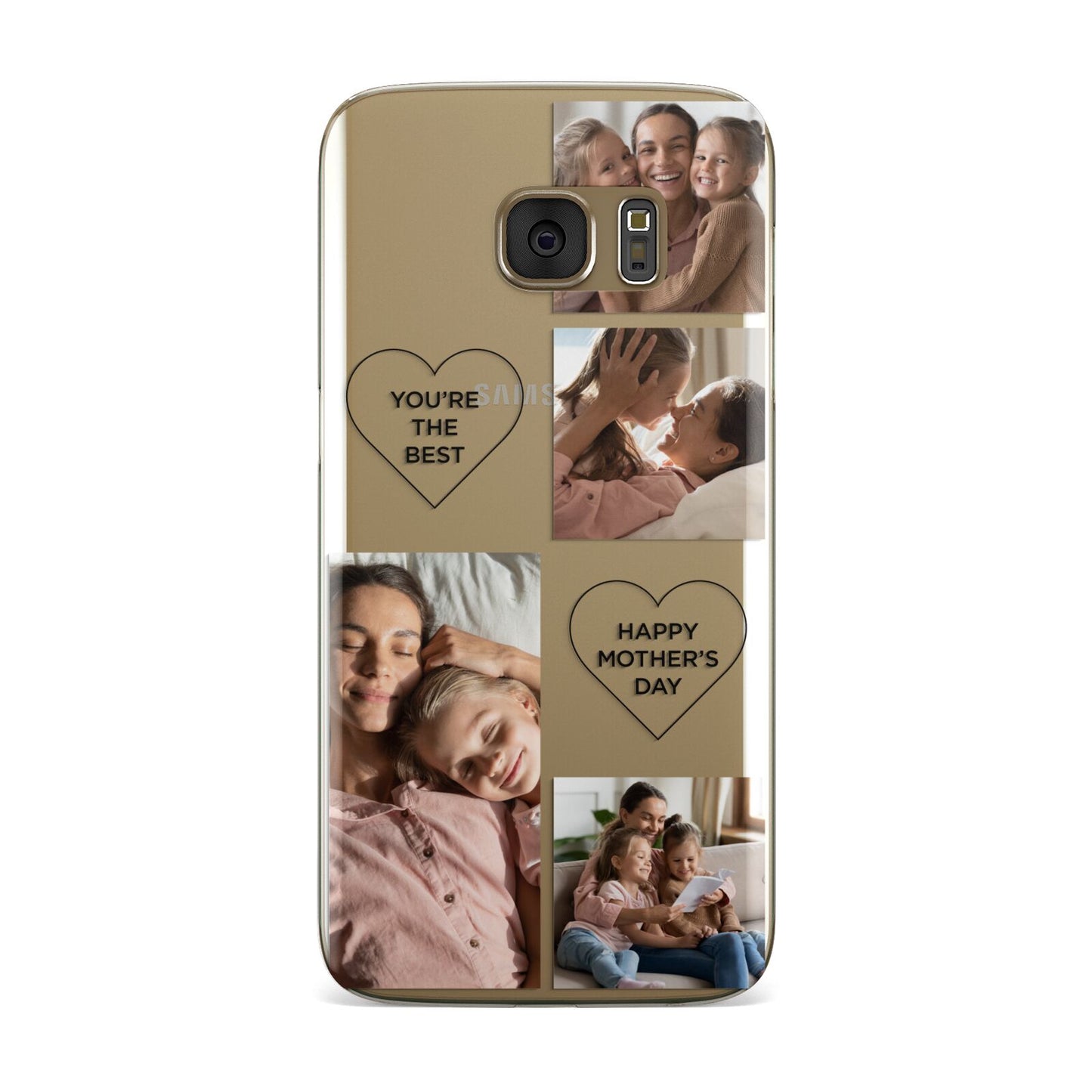 Mothers Day Multi Photo Tiles Samsung Galaxy Case