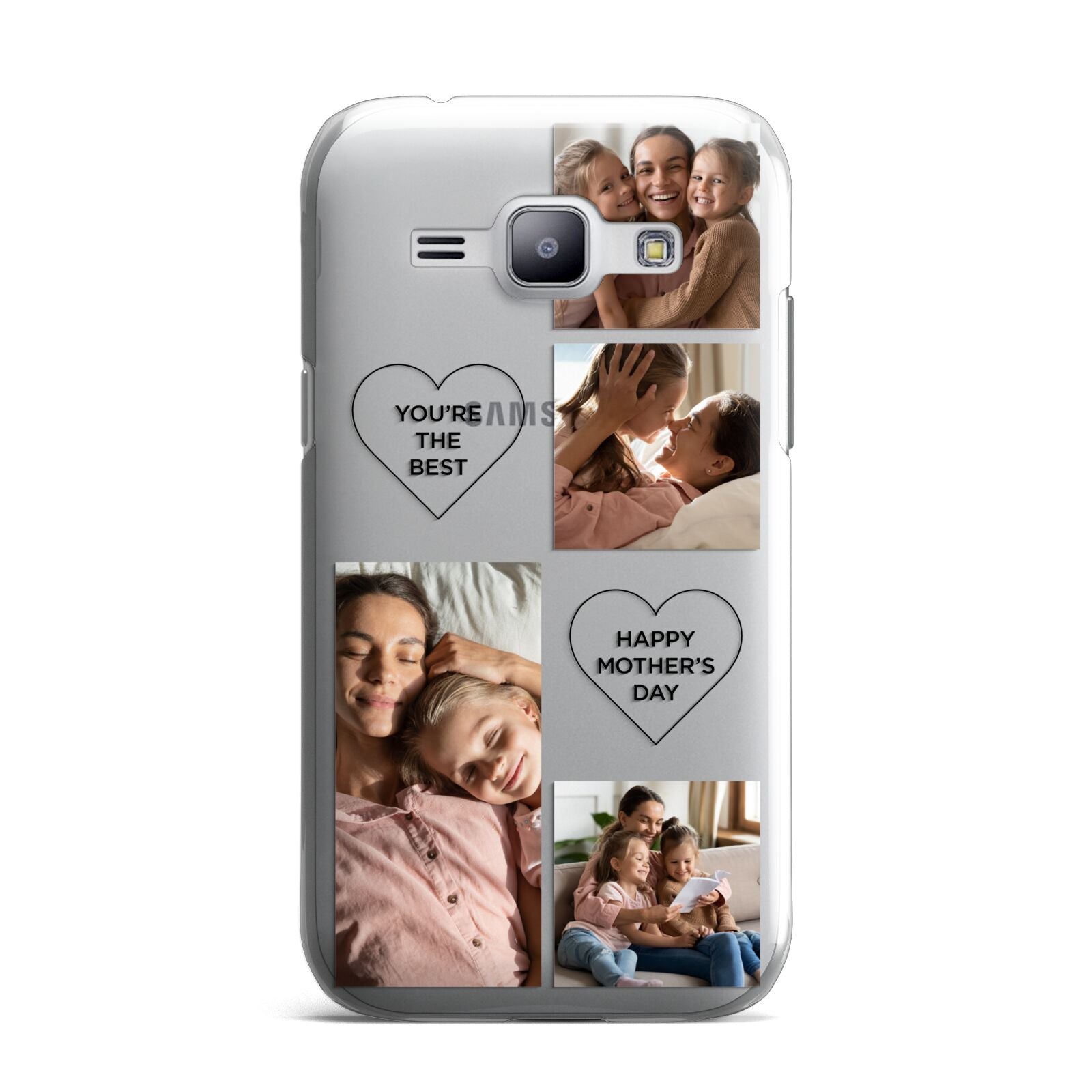 Mothers Day Multi Photo Tiles Samsung Galaxy J1 2015 Case