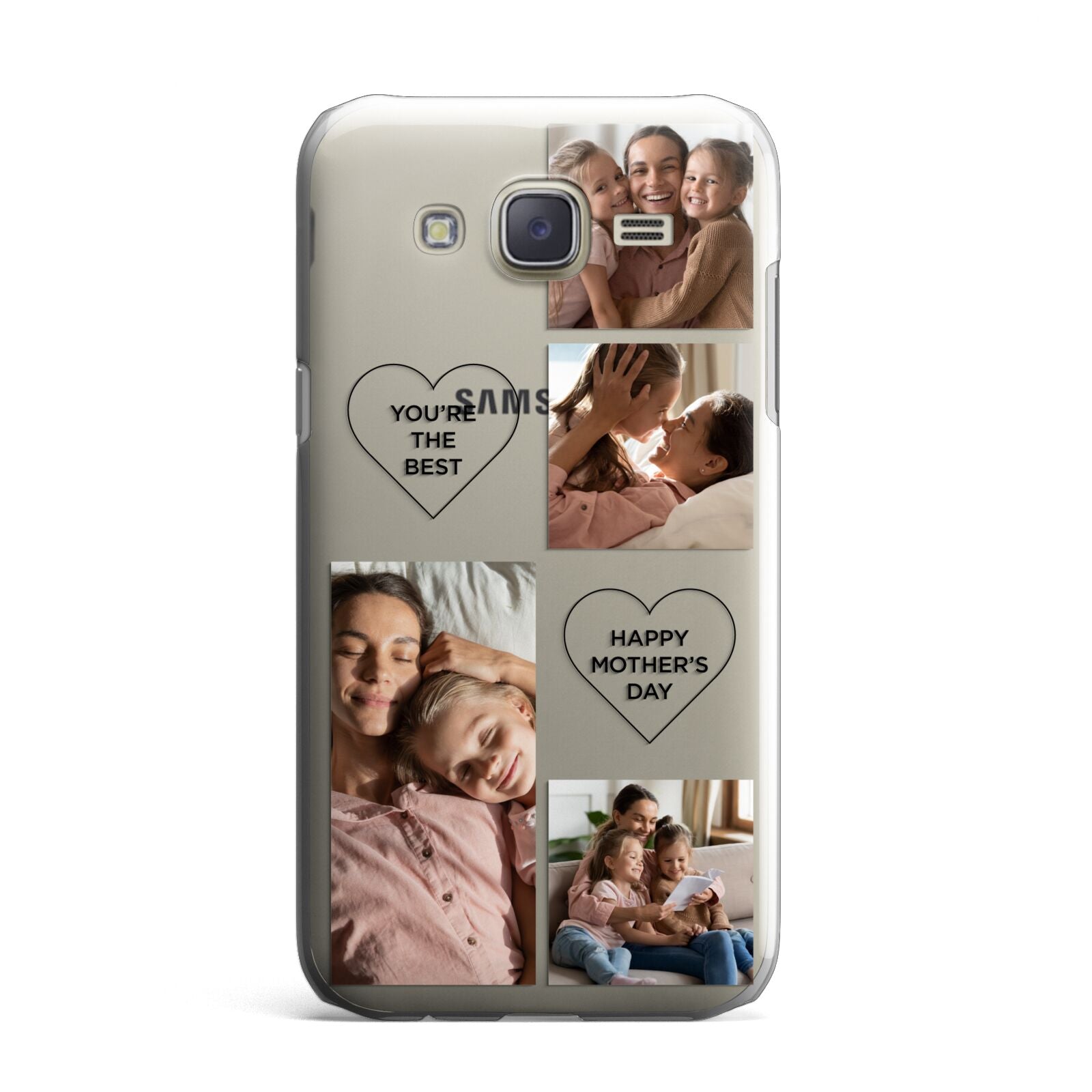 Mothers Day Multi Photo Tiles Samsung Galaxy J7 Case