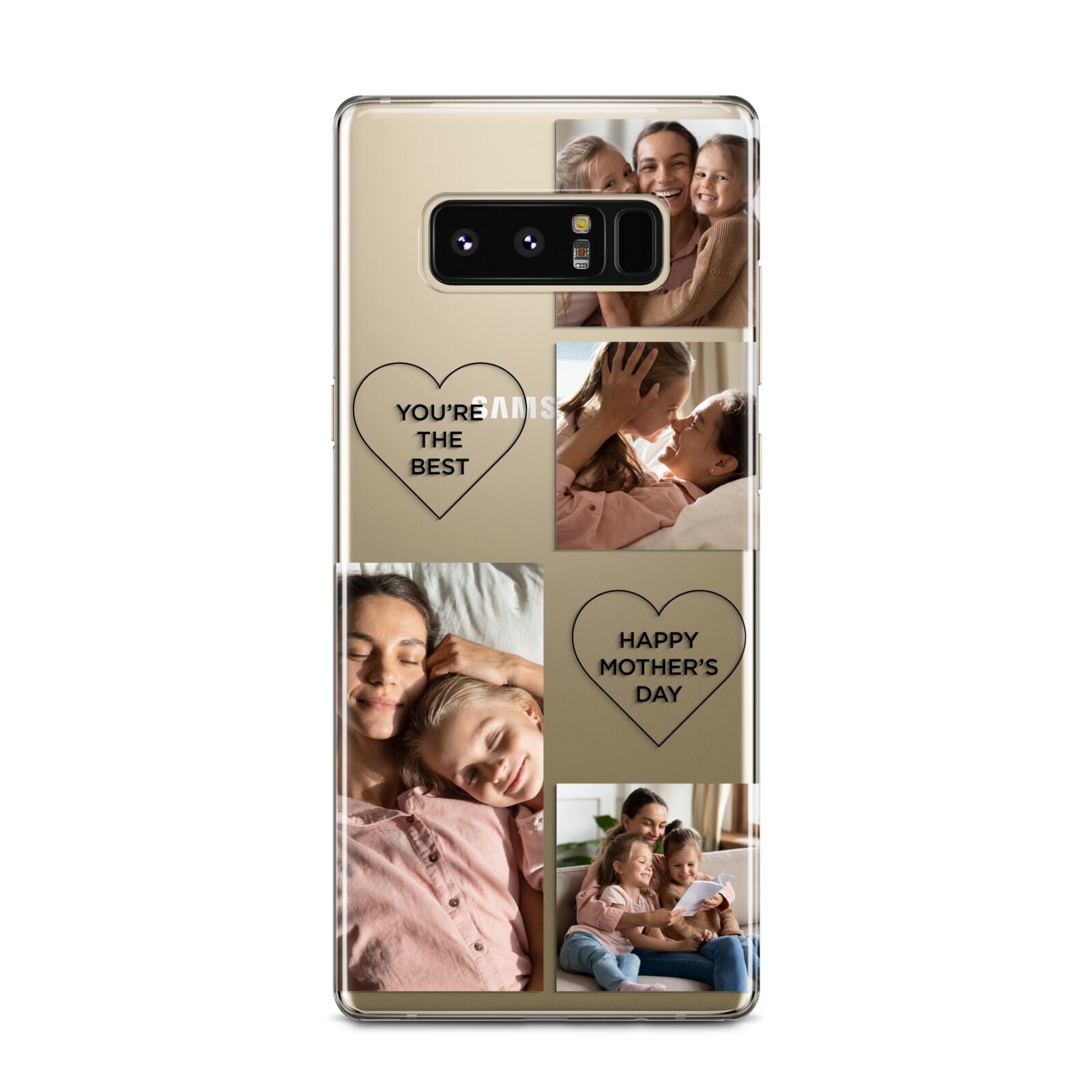 Mothers Day Multi Photo Tiles Samsung Galaxy Note 8 Case