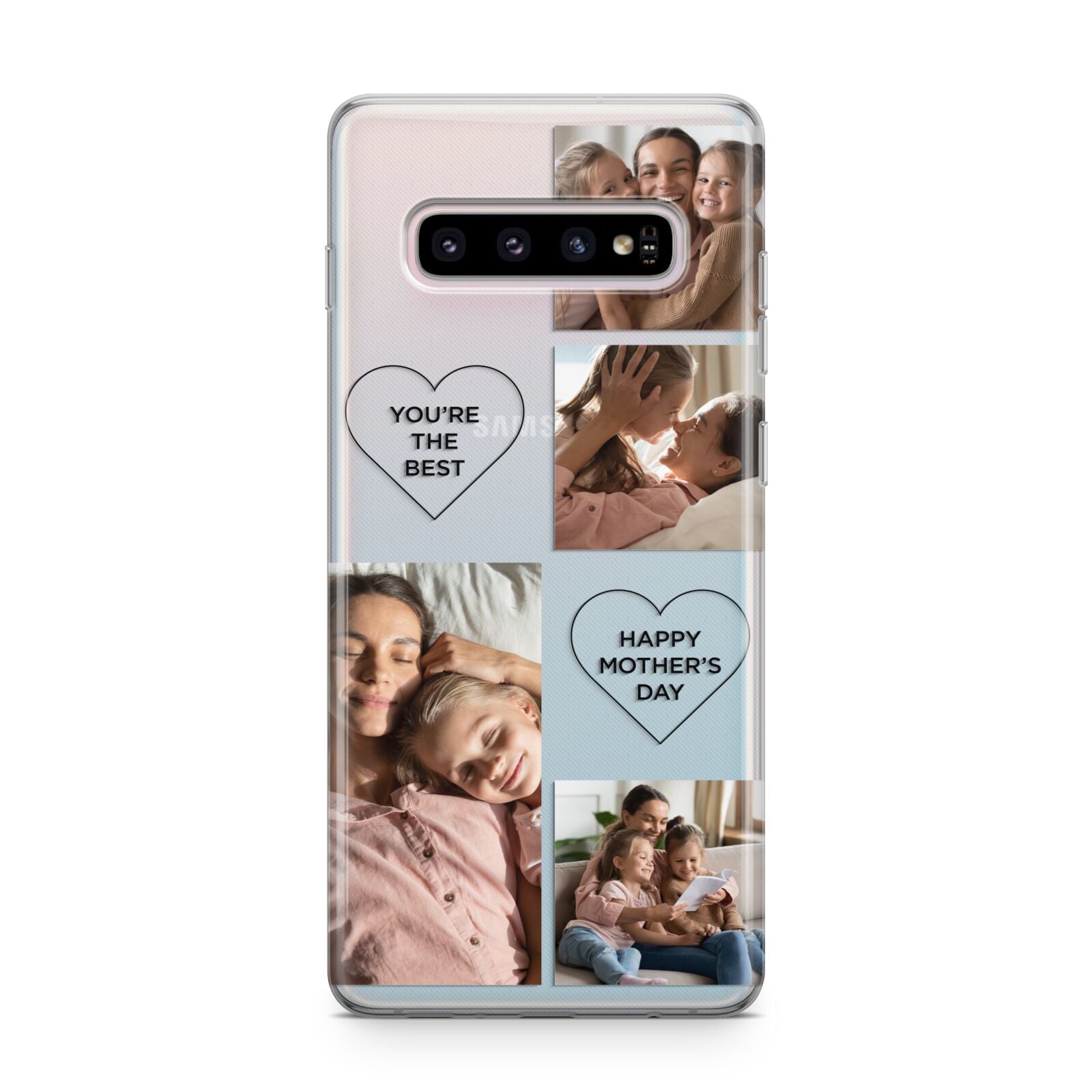 Mothers Day Multi Photo Tiles Samsung Galaxy S10 Plus Case