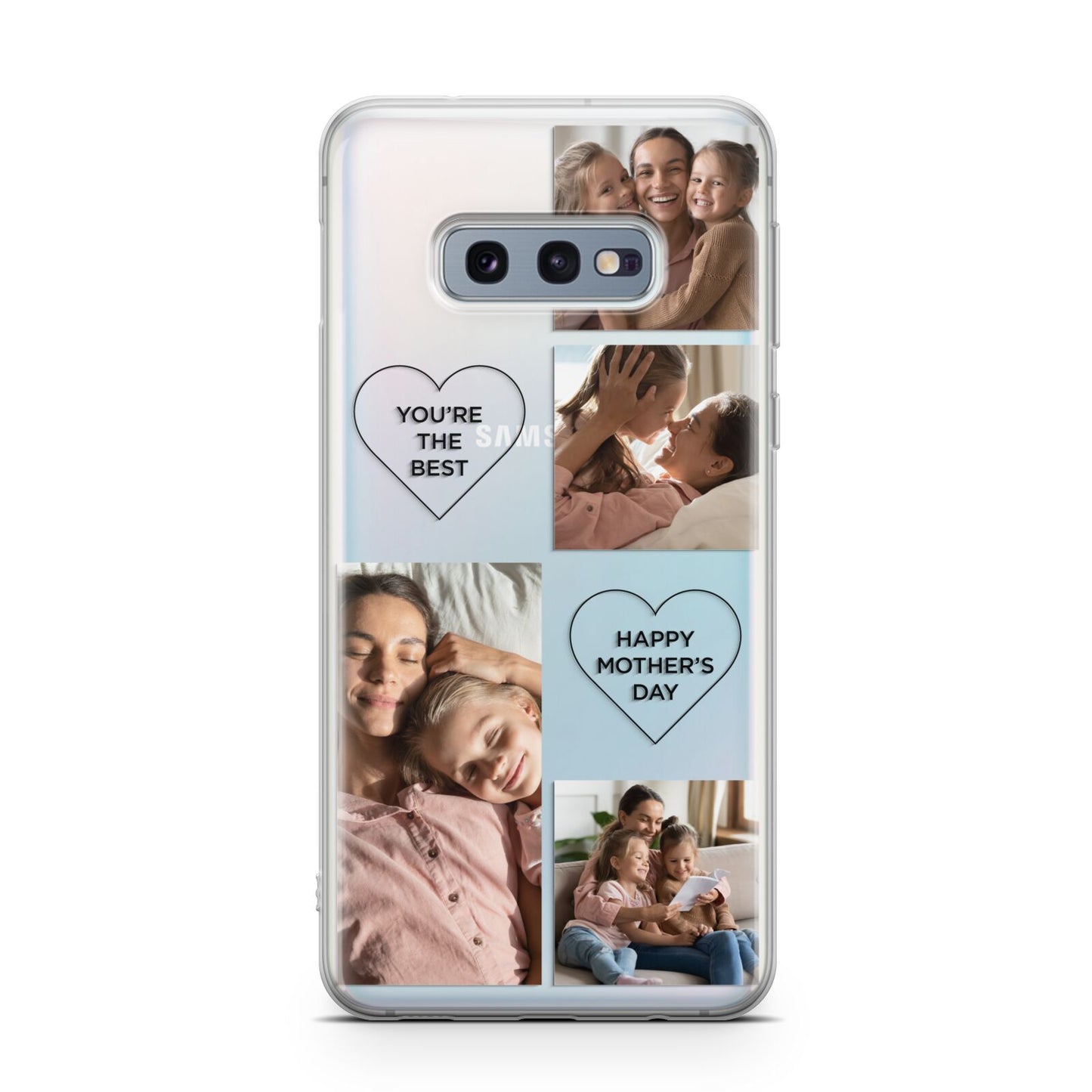 Mothers Day Multi Photo Tiles Samsung Galaxy S10E Case