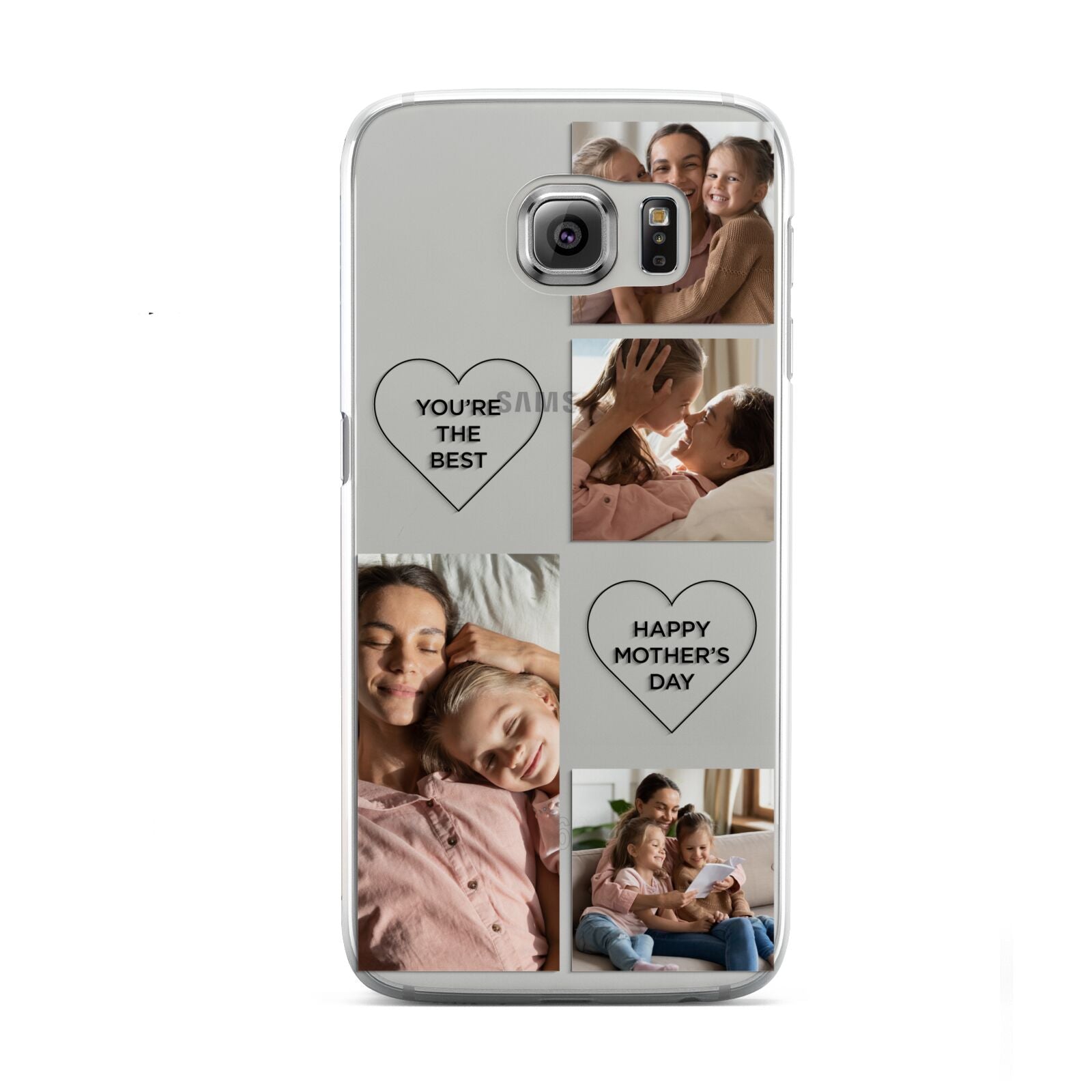 Mothers Day Multi Photo Tiles Samsung Galaxy S6 Case