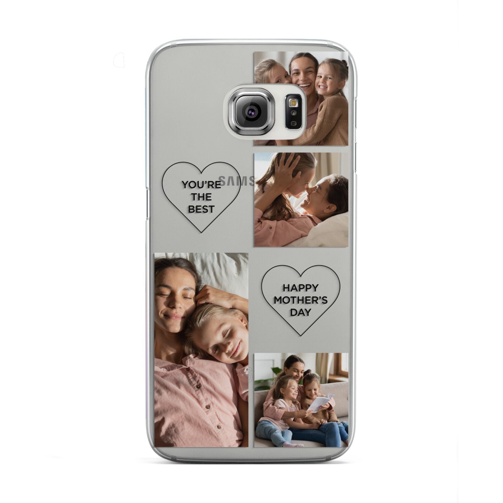 Mothers Day Multi Photo Tiles Samsung Galaxy S6 Edge Case