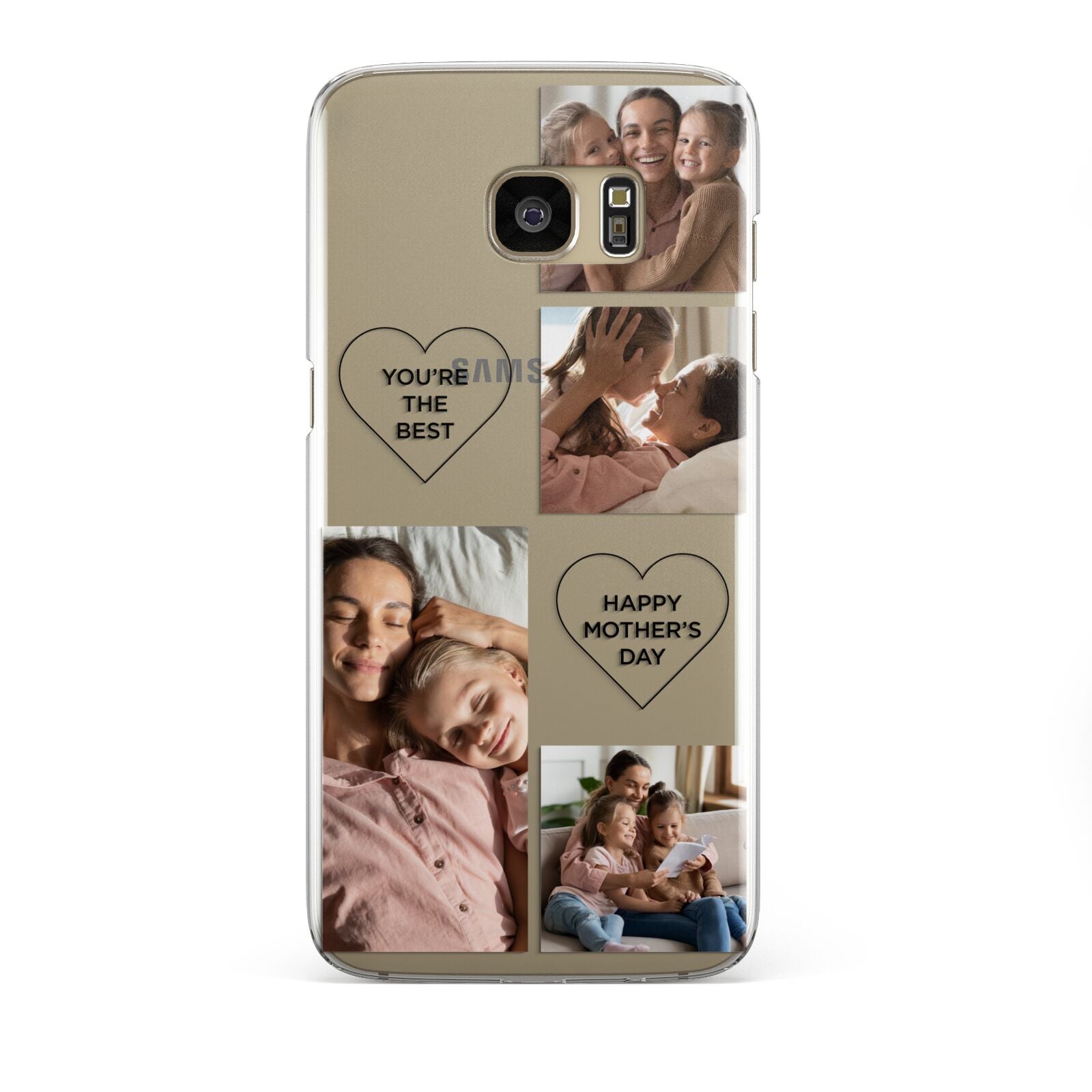 Mothers Day Multi Photo Tiles Samsung Galaxy S7 Edge Case