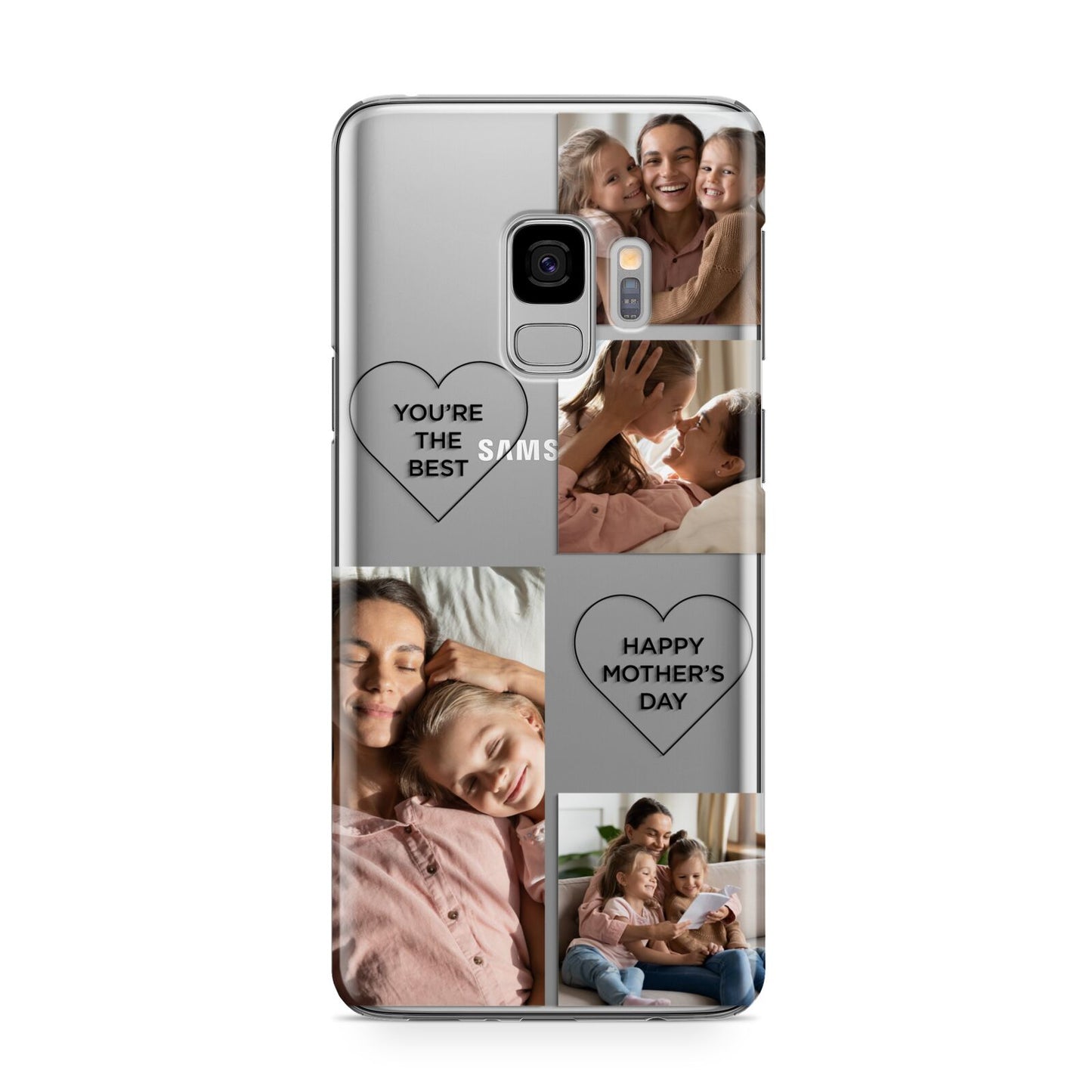 Mothers Day Multi Photo Tiles Samsung Galaxy S9 Case