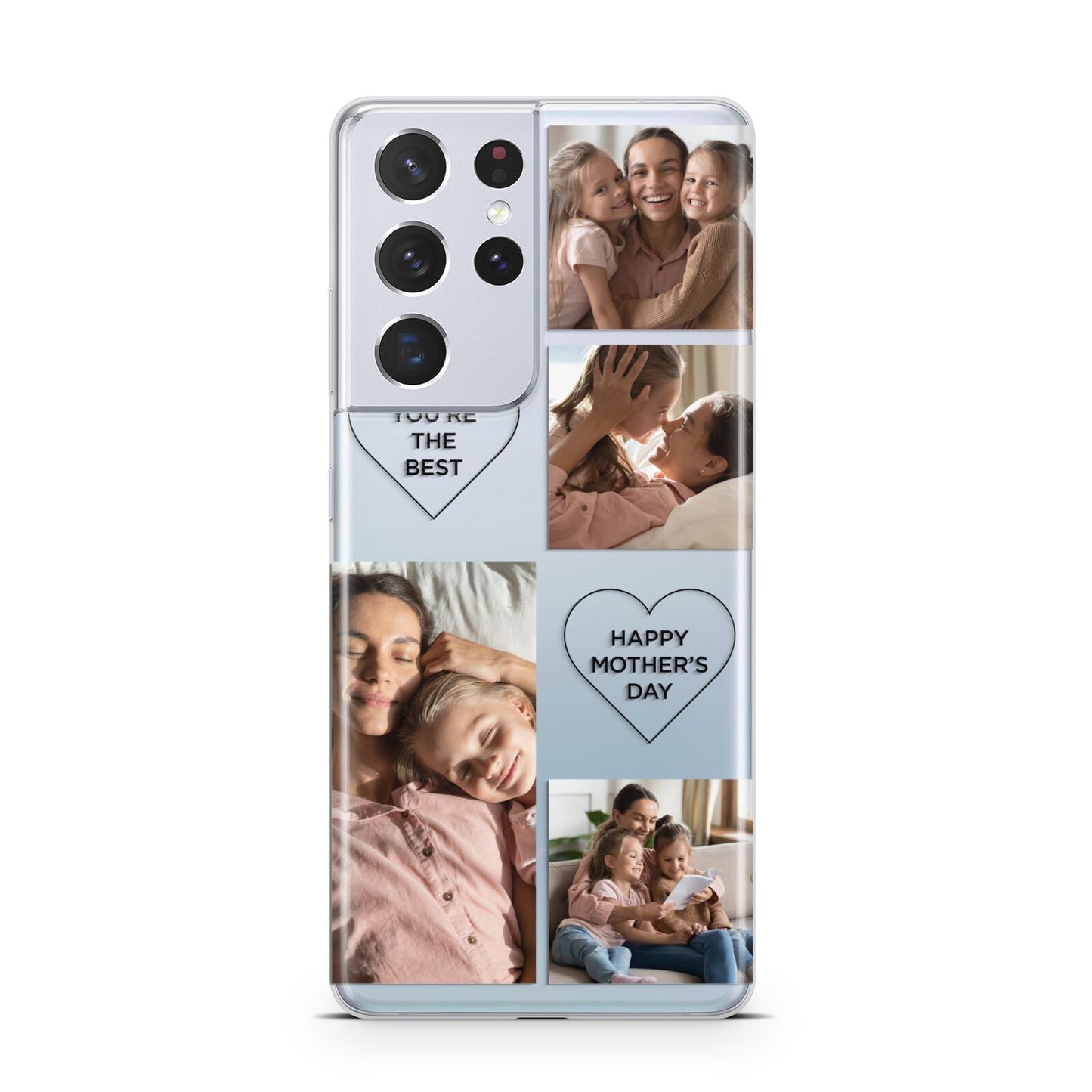 Mothers Day Multi Photo Tiles Samsung S21 Ultra Case