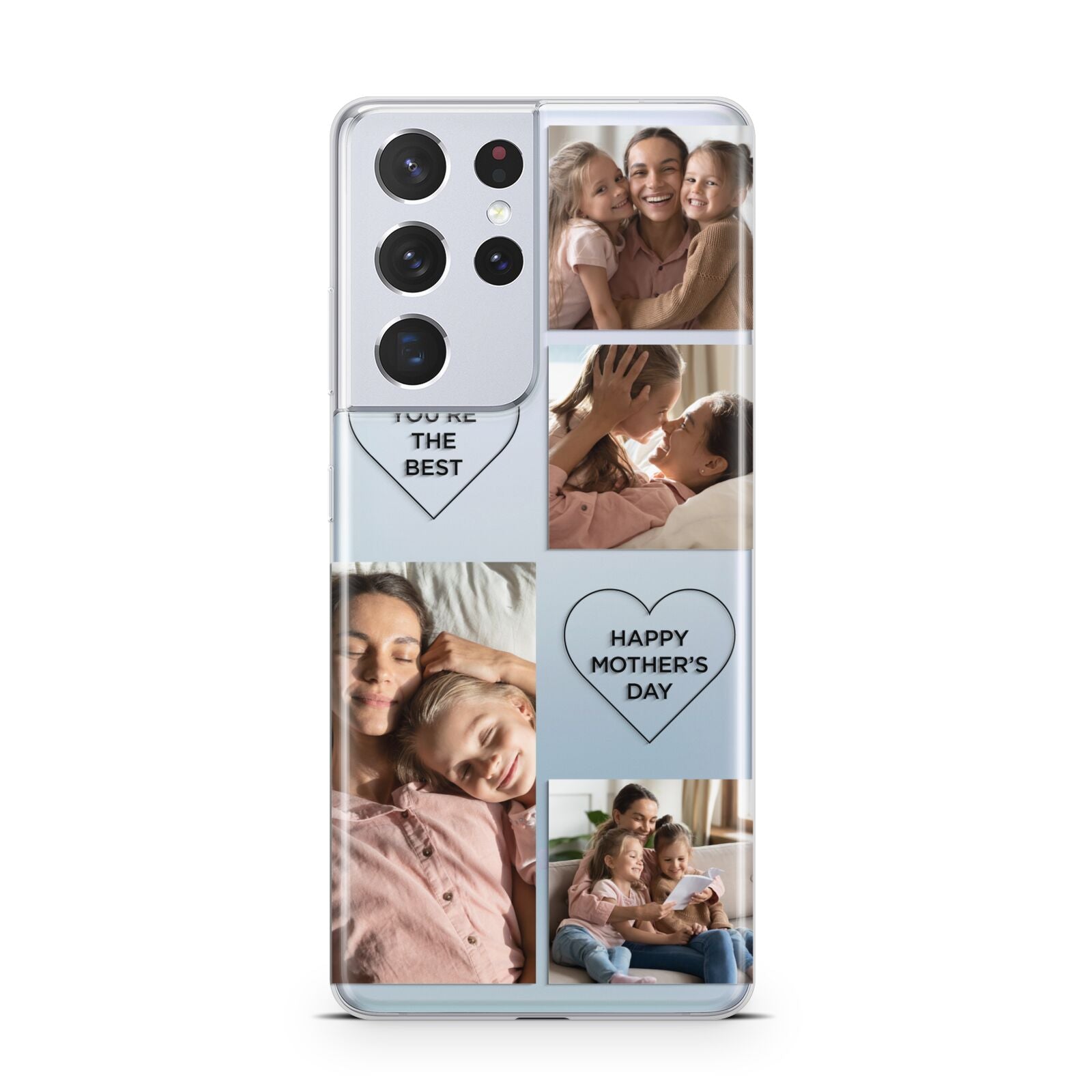 Mothers Day Multi Photo Tiles Samsung S21 Ultra Case