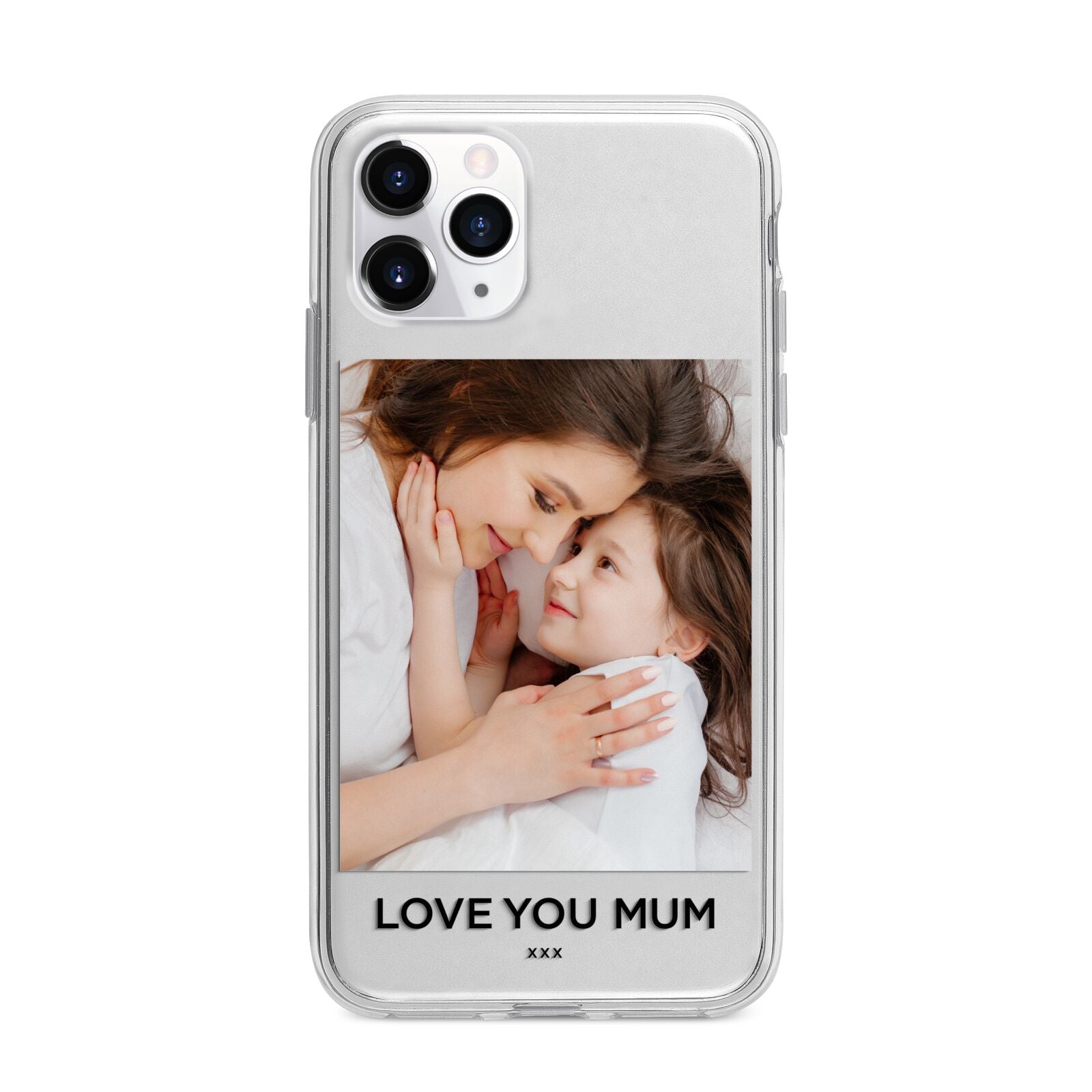 Mothers Day Photo Apple iPhone 11 Pro in Silver with Bumper Case