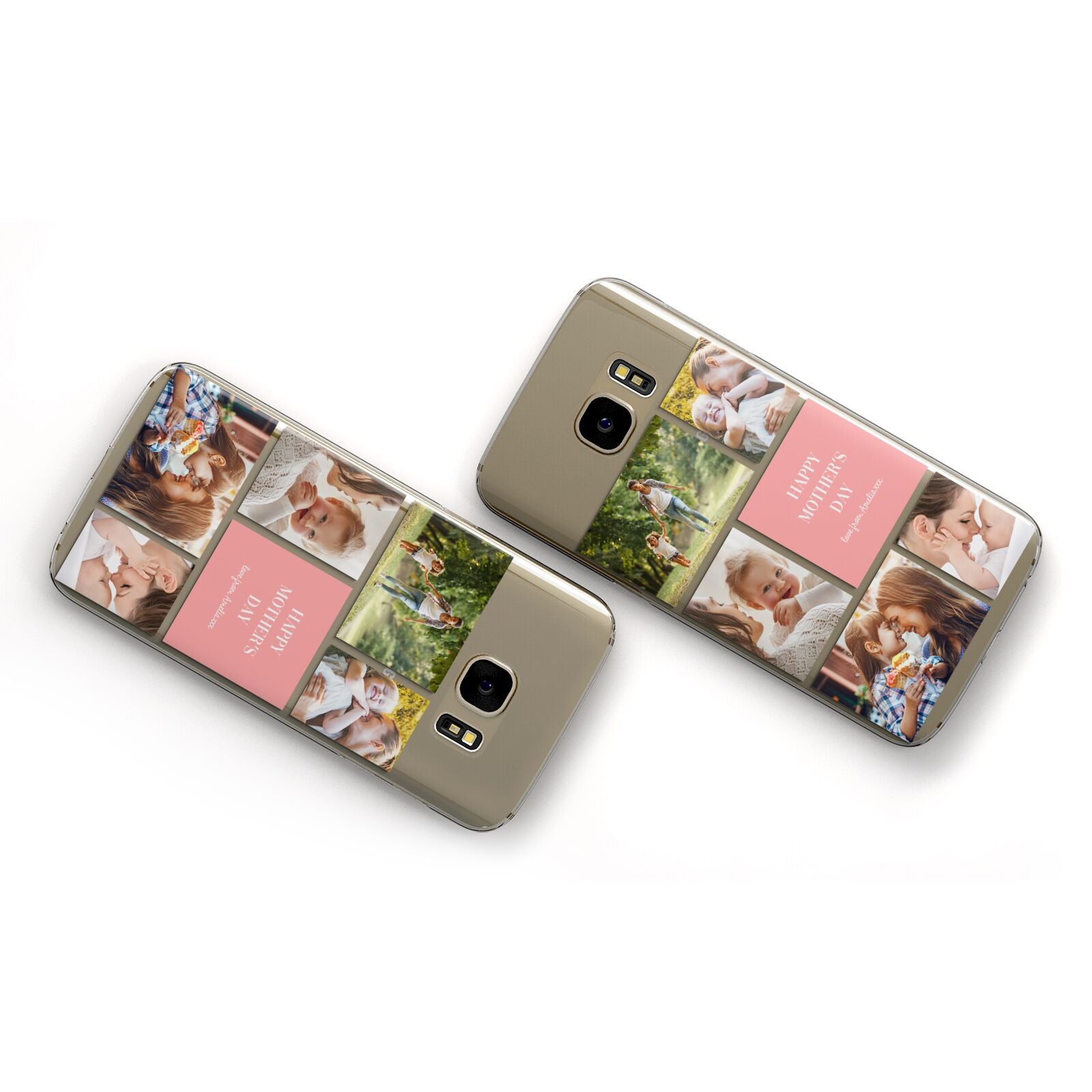 Mothers Day Photo Collage Samsung Galaxy Case Flat Overview