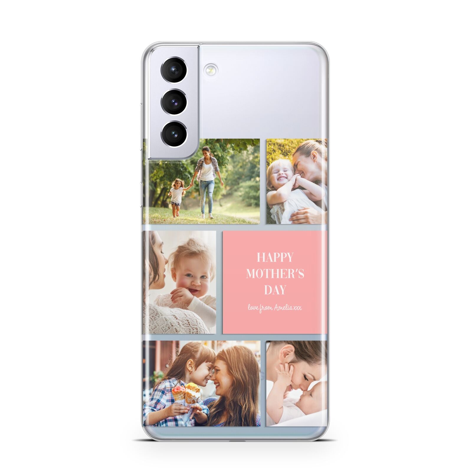 Mothers Day Photo Collage Samsung S21 Plus Case