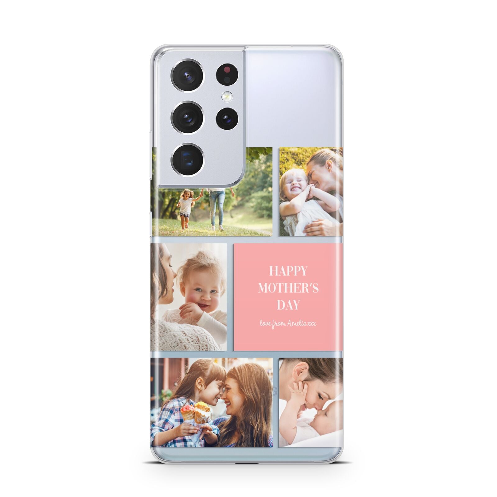 Mothers Day Photo Collage Samsung S21 Ultra Case