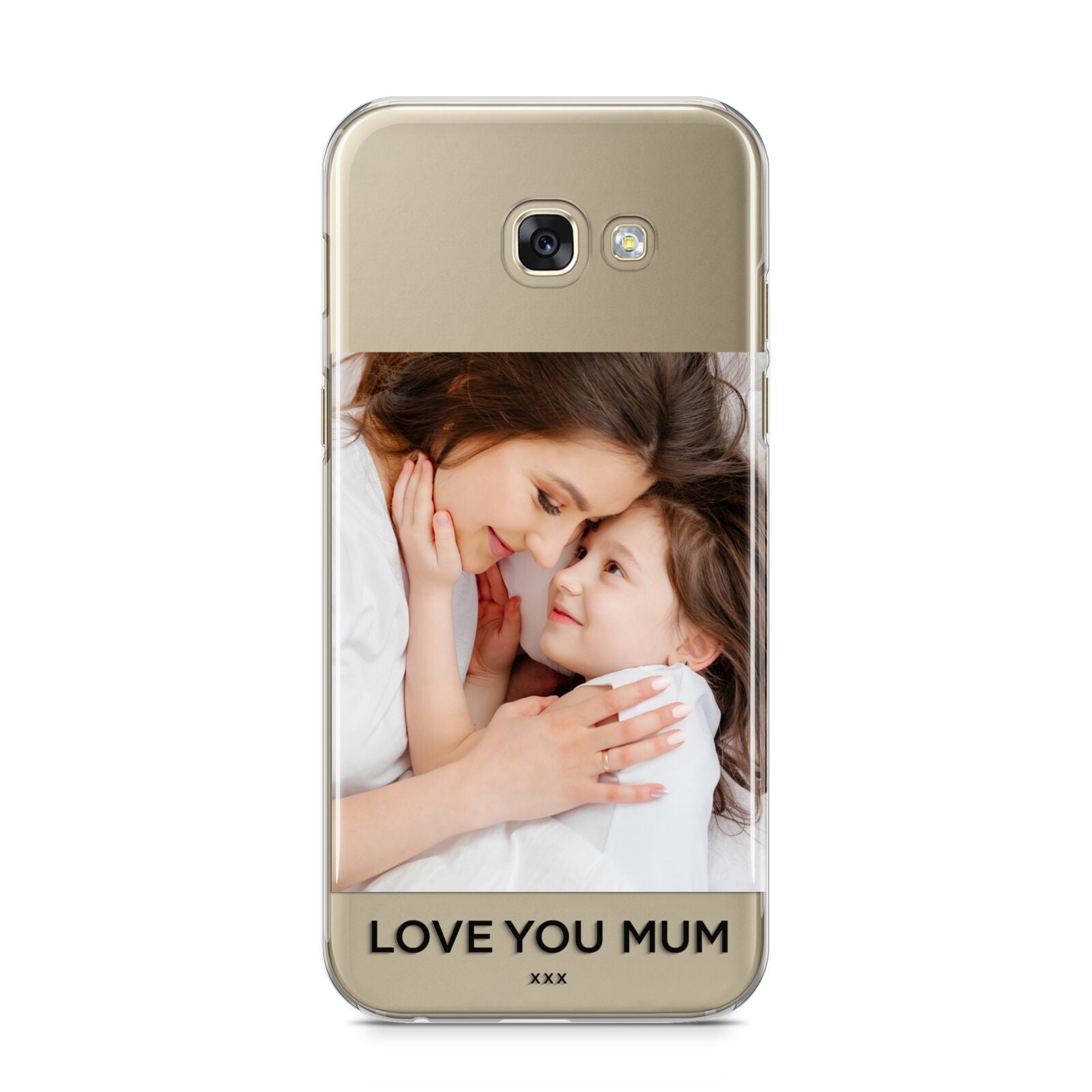 Mothers Day Photo Samsung Galaxy A5 2017 Case on gold phone