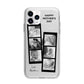 Mothers Day Photo Strip Apple iPhone 11 Pro Max in Silver with Bumper Case