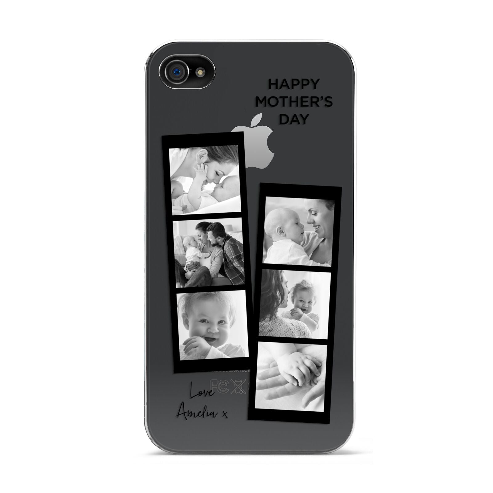 Mothers Day Photo Strip Apple iPhone 4s Case