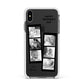 Mothers Day Photo Strip Apple iPhone Xs Max Impact Case White Edge on Black Phone