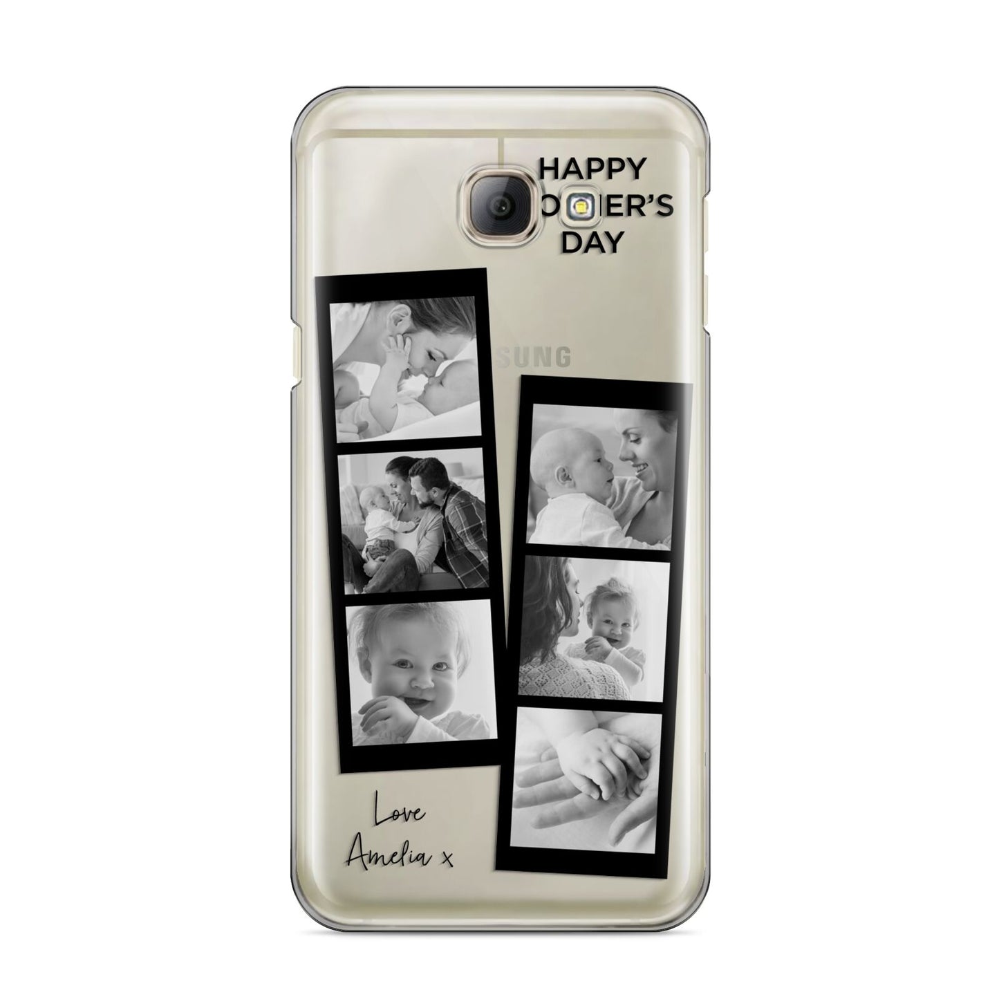 Mothers Day Photo Strip Samsung Galaxy A8 2016 Case