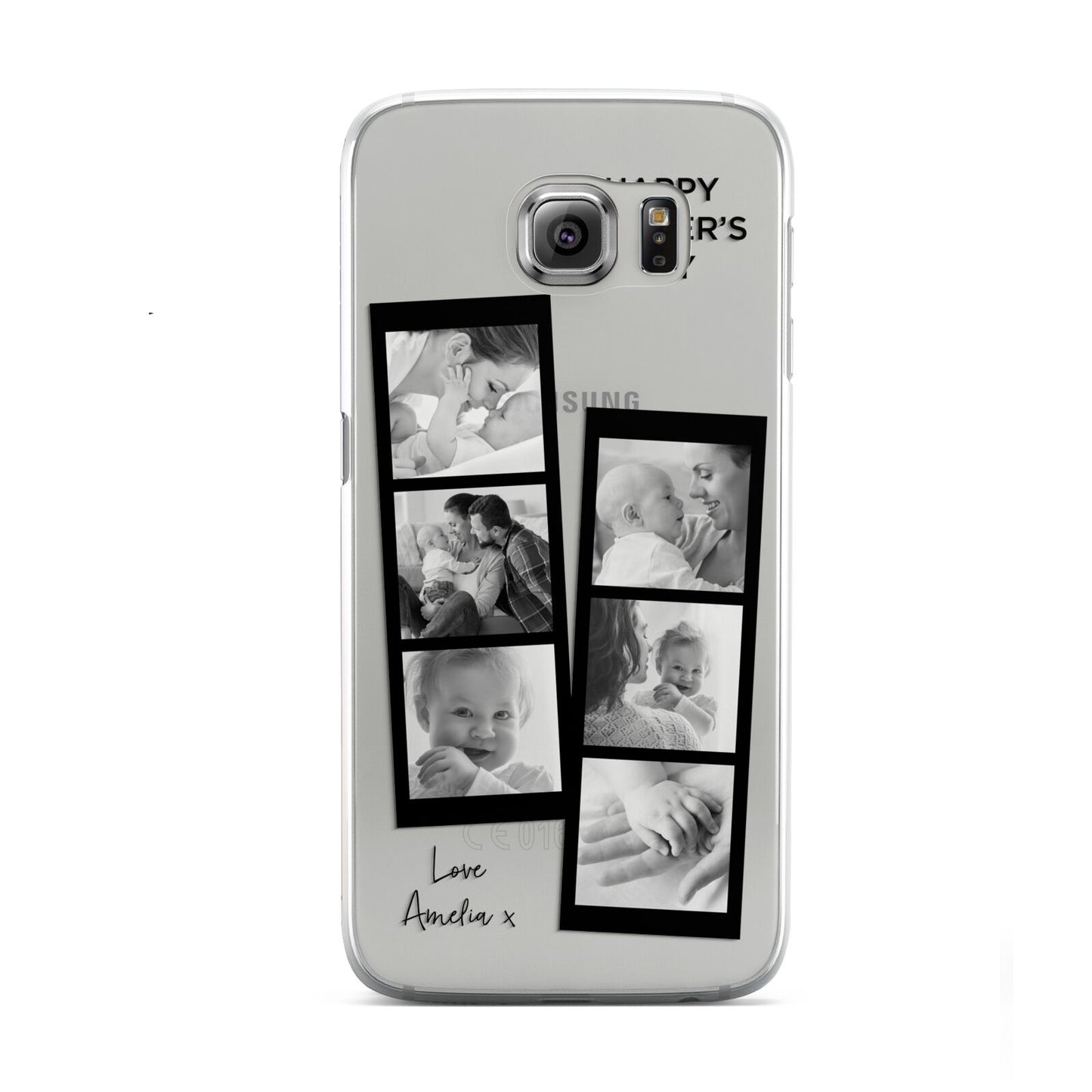 Mothers Day Photo Strip Samsung Galaxy S6 Case