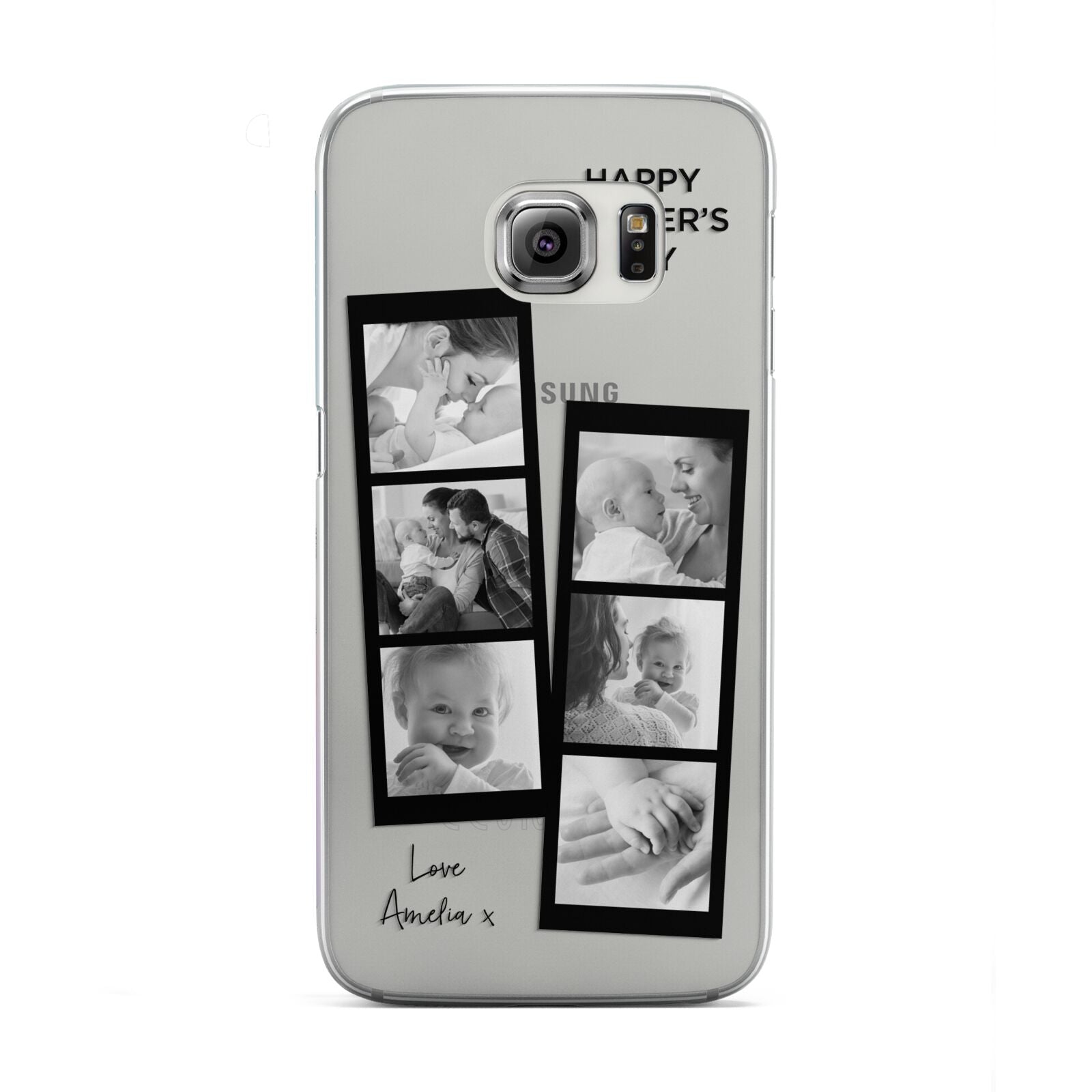 Mothers Day Photo Strip Samsung Galaxy S6 Edge Case