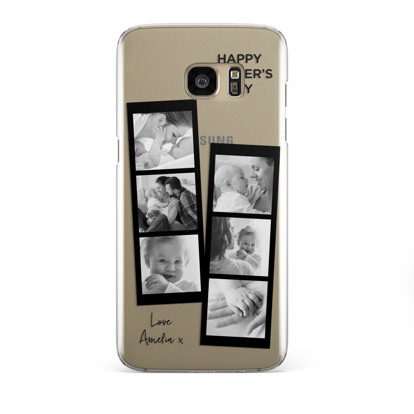 Mothers Day Photo Strip Samsung Galaxy S7 Edge Case