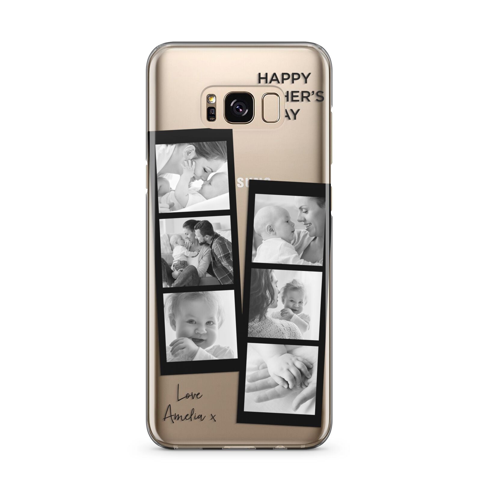 Mothers Day Photo Strip Samsung Galaxy S8 Plus Case