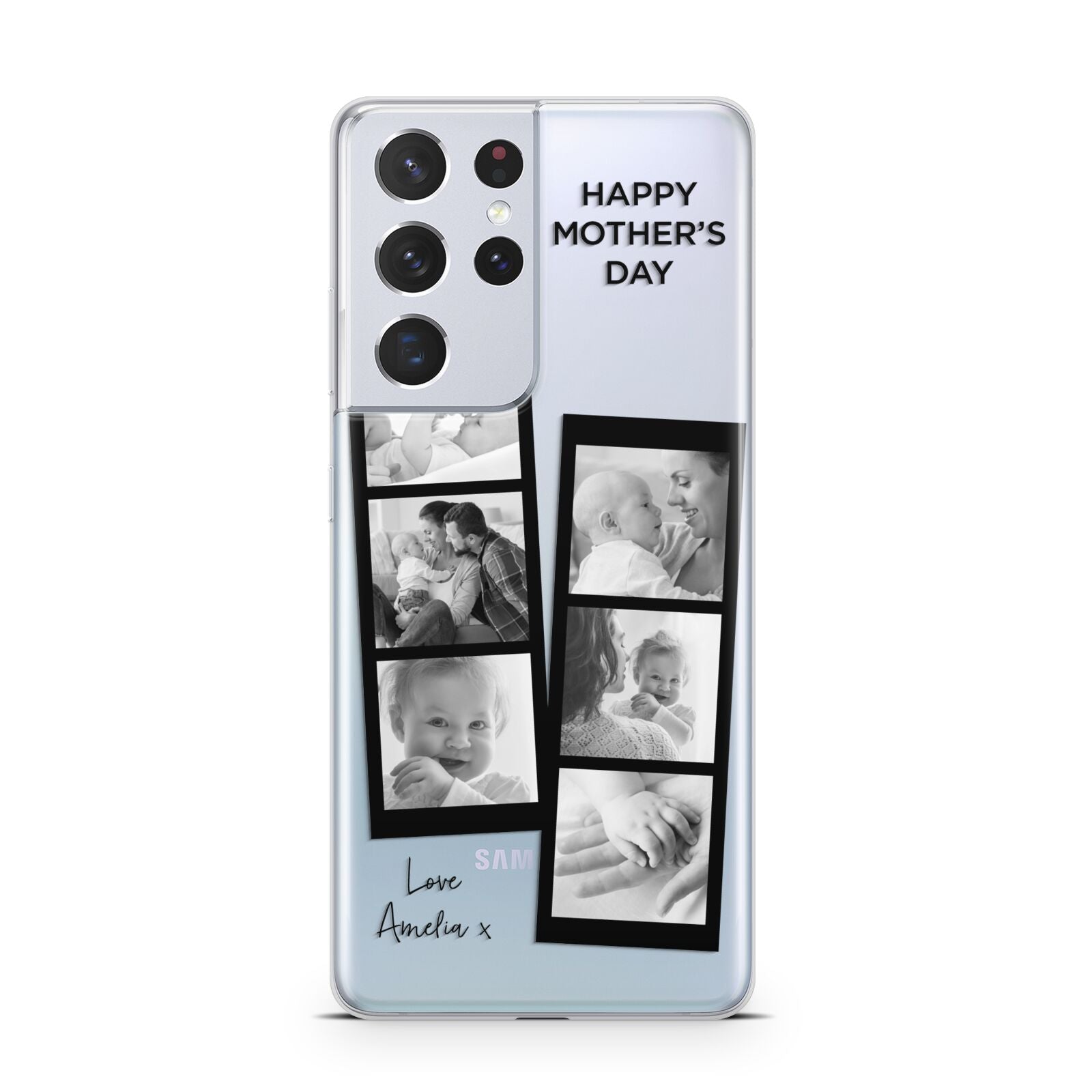 Mothers Day Photo Strip Samsung S21 Ultra Case