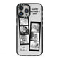 Mothers Day Photo Strip iPhone 13 Pro Max Black Impact Case on Silver phone