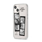 Mothers Day Photo Strip iPhone 14 Clear Tough Case Starlight Angled Image