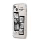 Mothers Day Photo Strip iPhone 14 Plus Clear Tough Case Starlight Angled Image